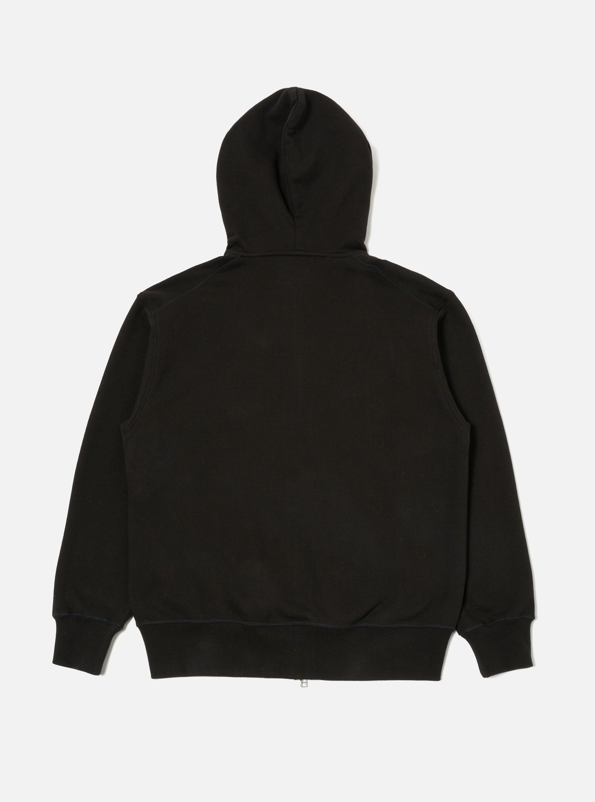 Black Brush Back Sweat New York Hoody