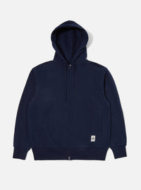 Navy Brush Back Sweat New York Hoody