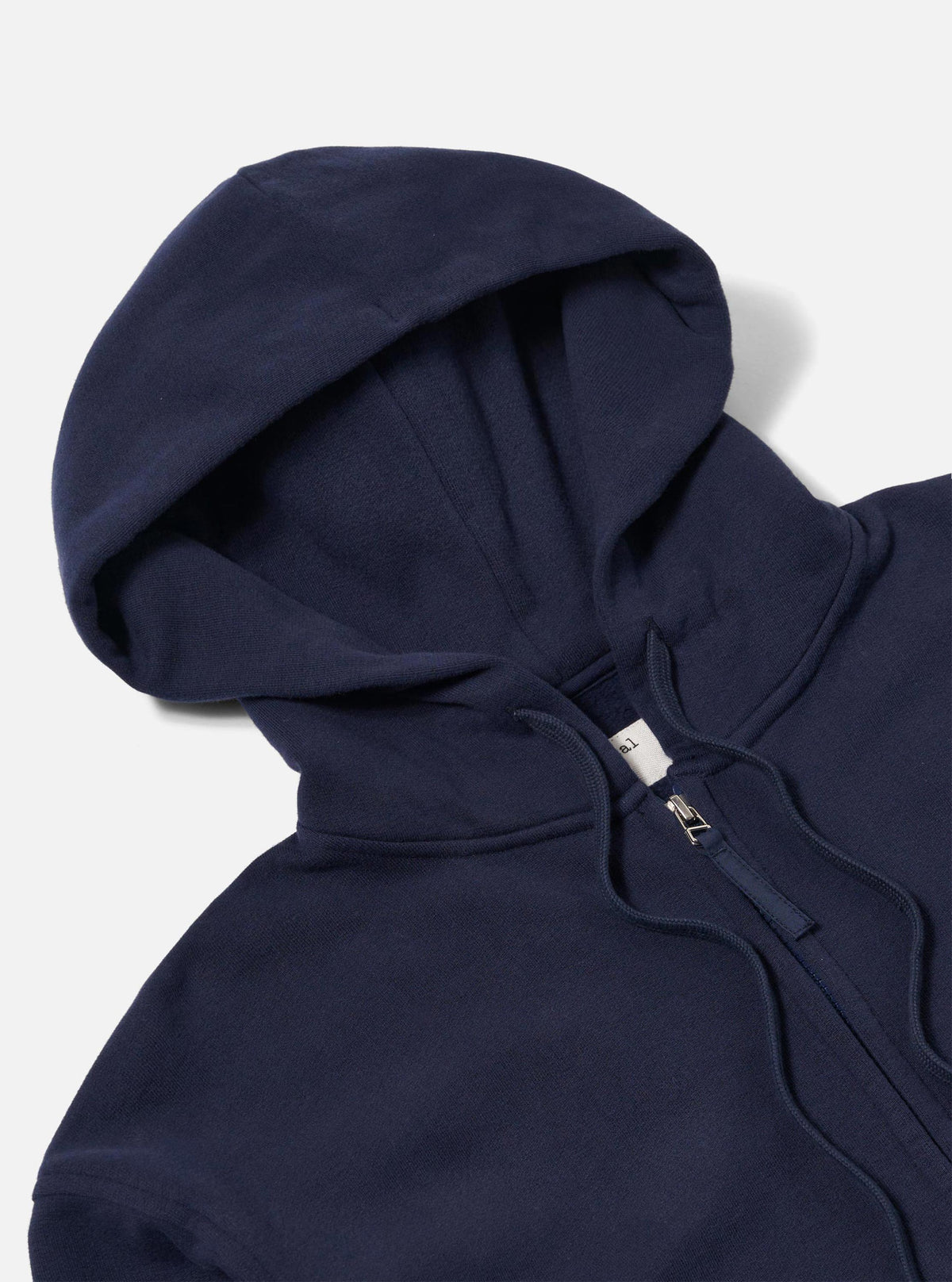 Navy Brush Back Sweat New York Hoody