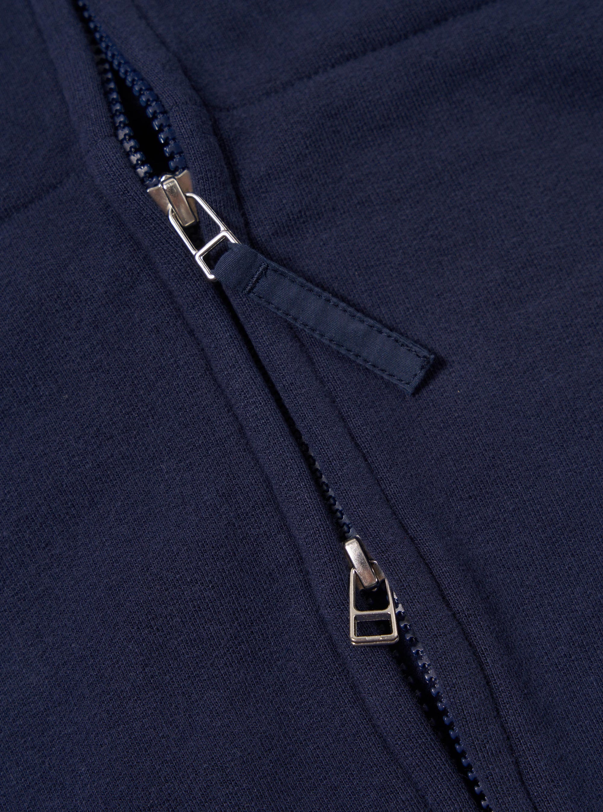 Navy Brush Back Sweat New York Hoody
