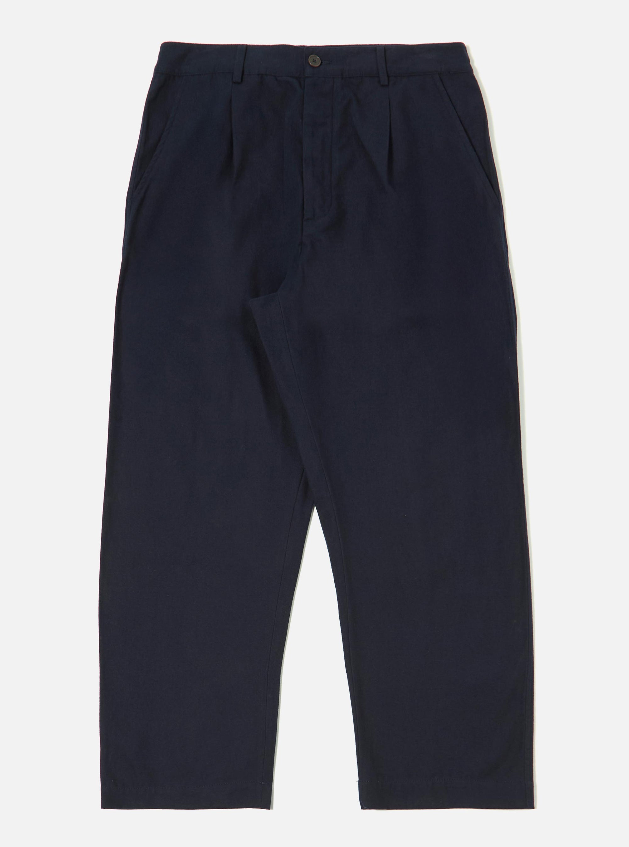 Navy Brushed Moleskin Duke Pant
