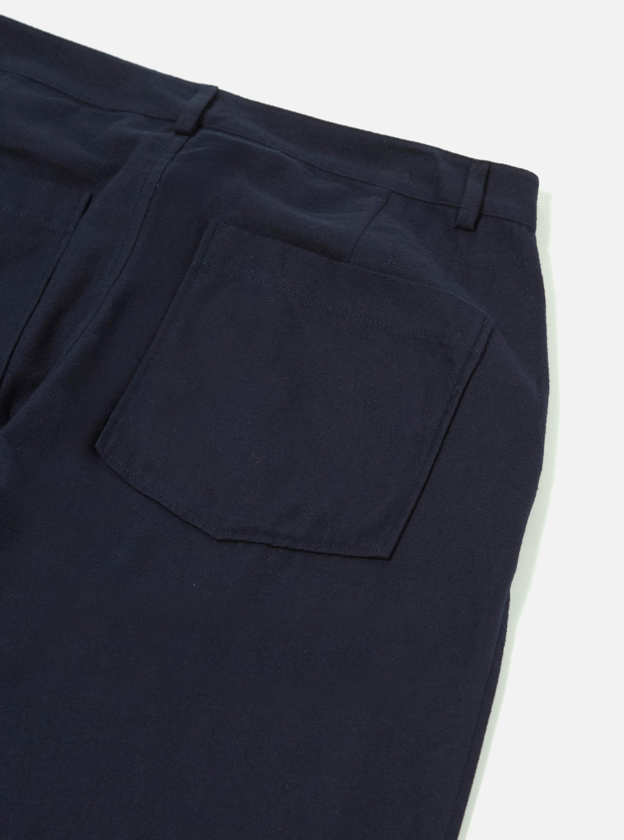 Navy Brushed Moleskin Duke Pant