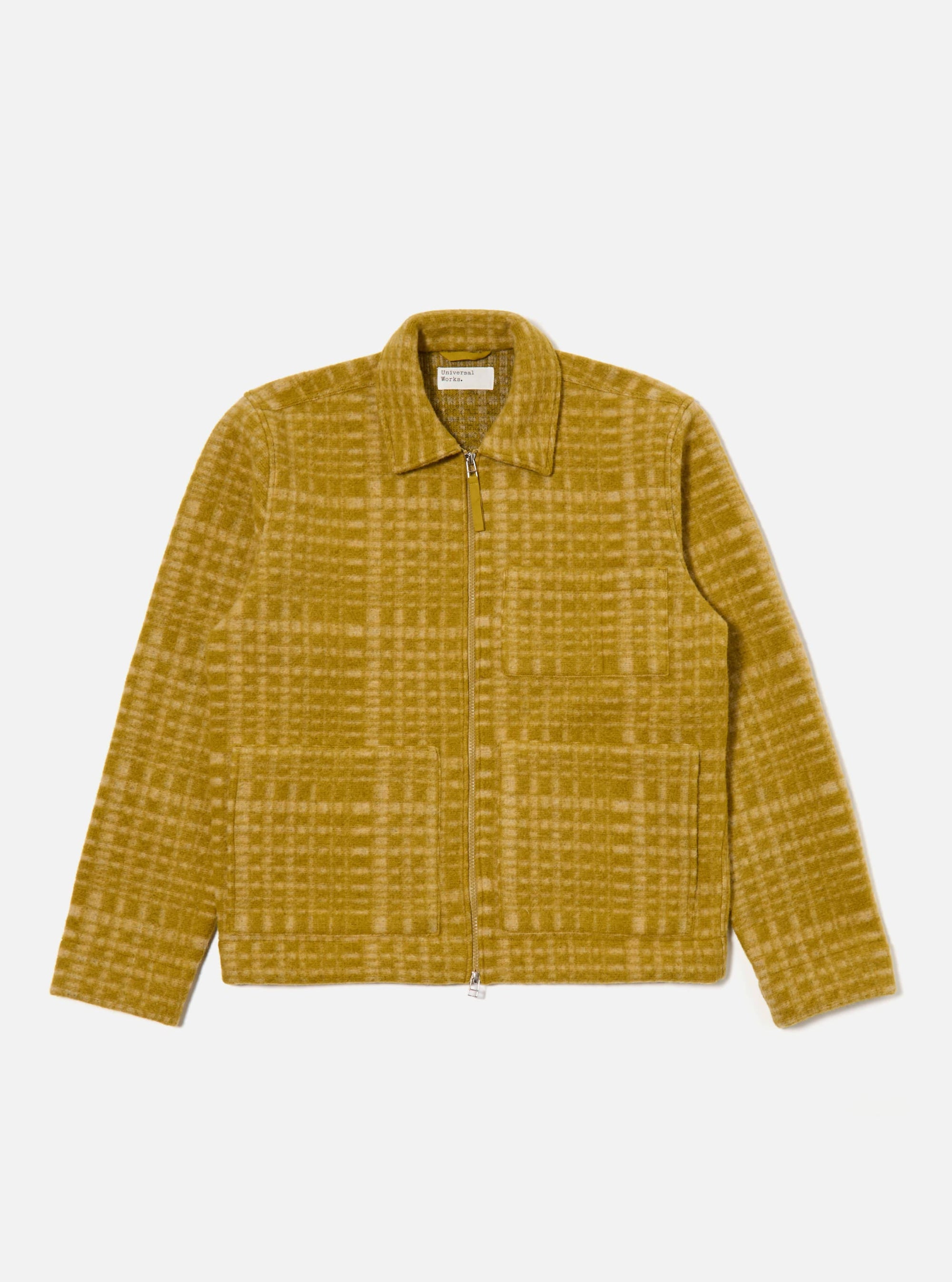 Yellow Telepass Fleece Zip Uniform Jacket