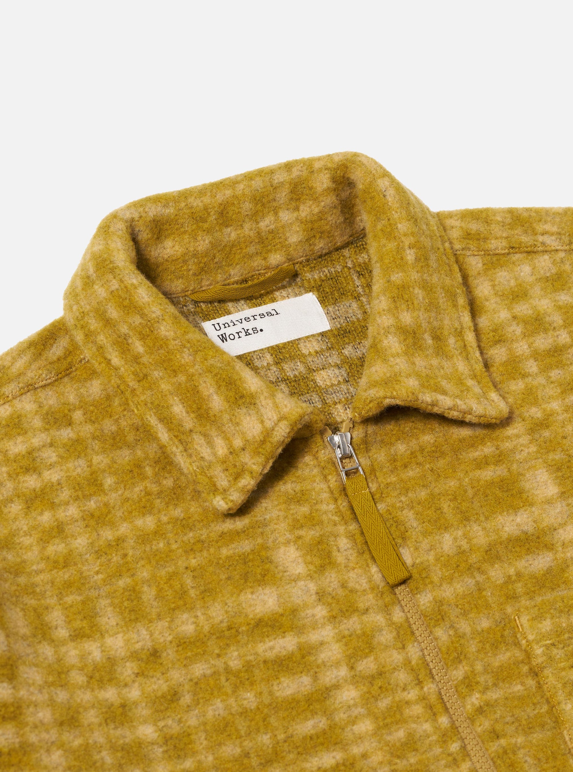 Yellow Telepass Fleece Zip Uniform Jacket