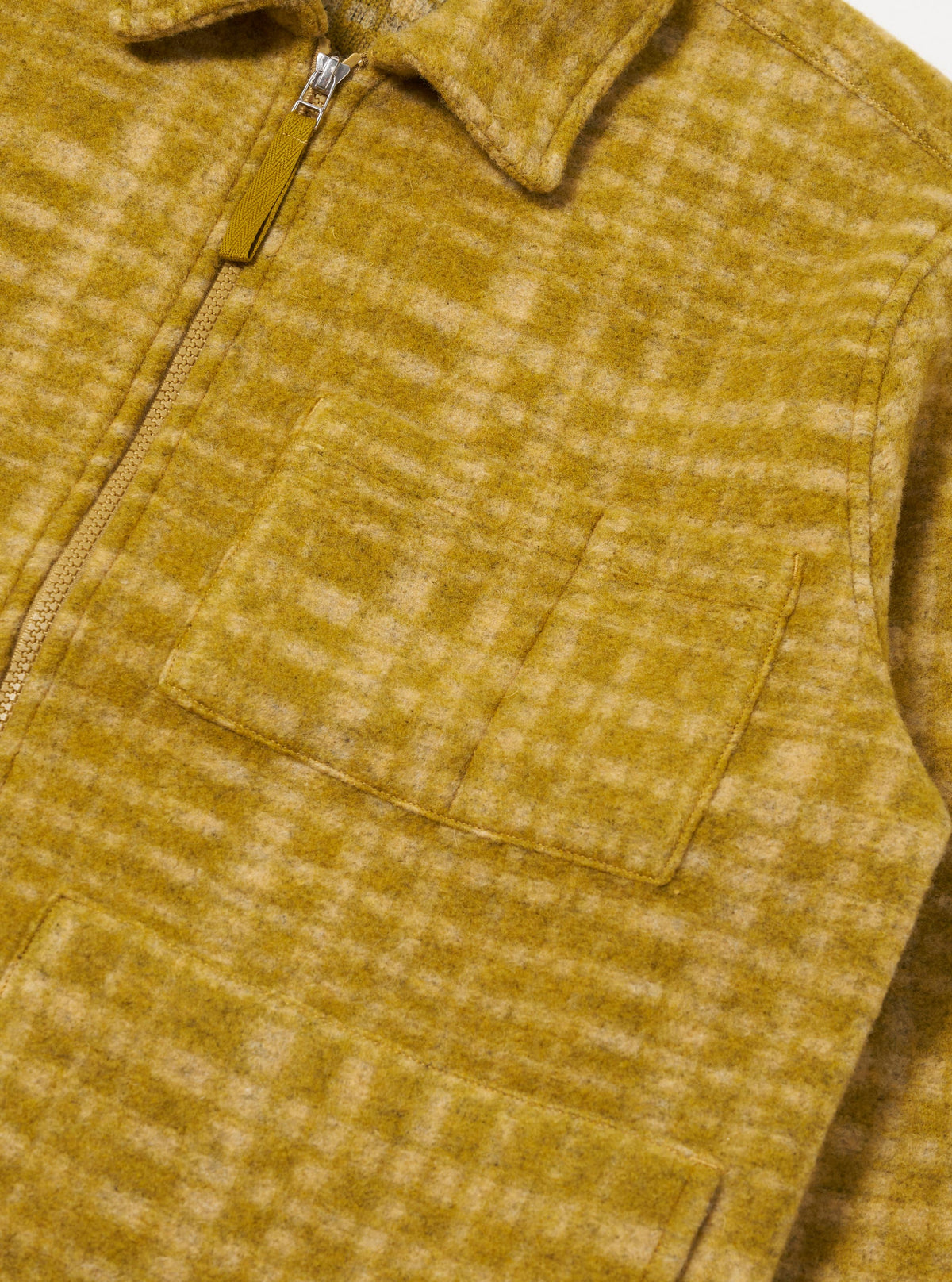 Yellow Telepass Fleece Zip Uniform Jacket