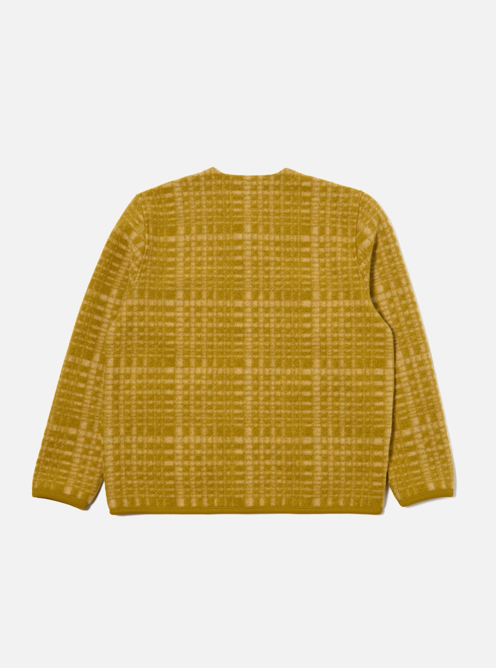 Yellow Telepass Fleece Cardigan