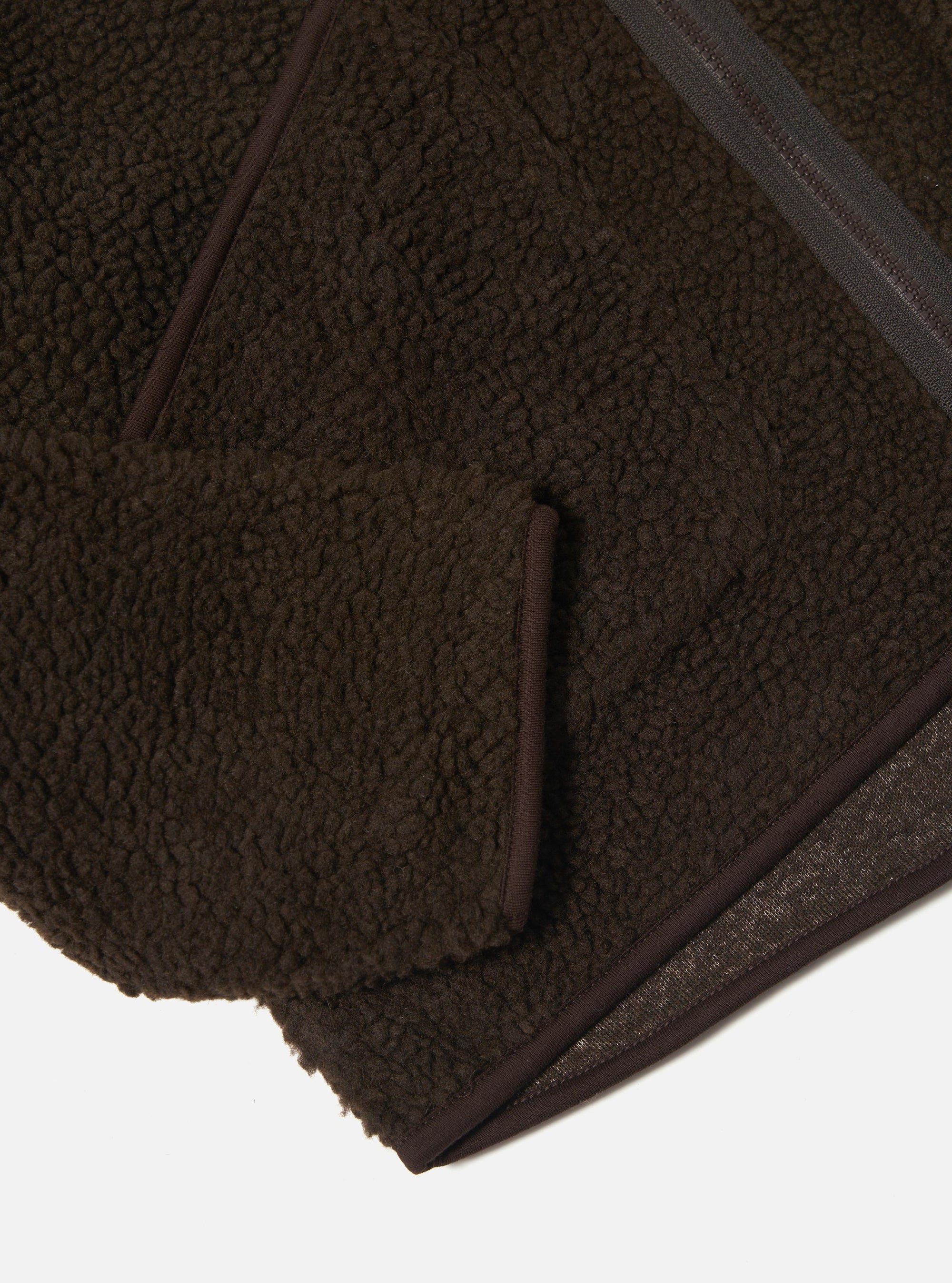 Brown Galaxy Fleece Zip Liner Jacket