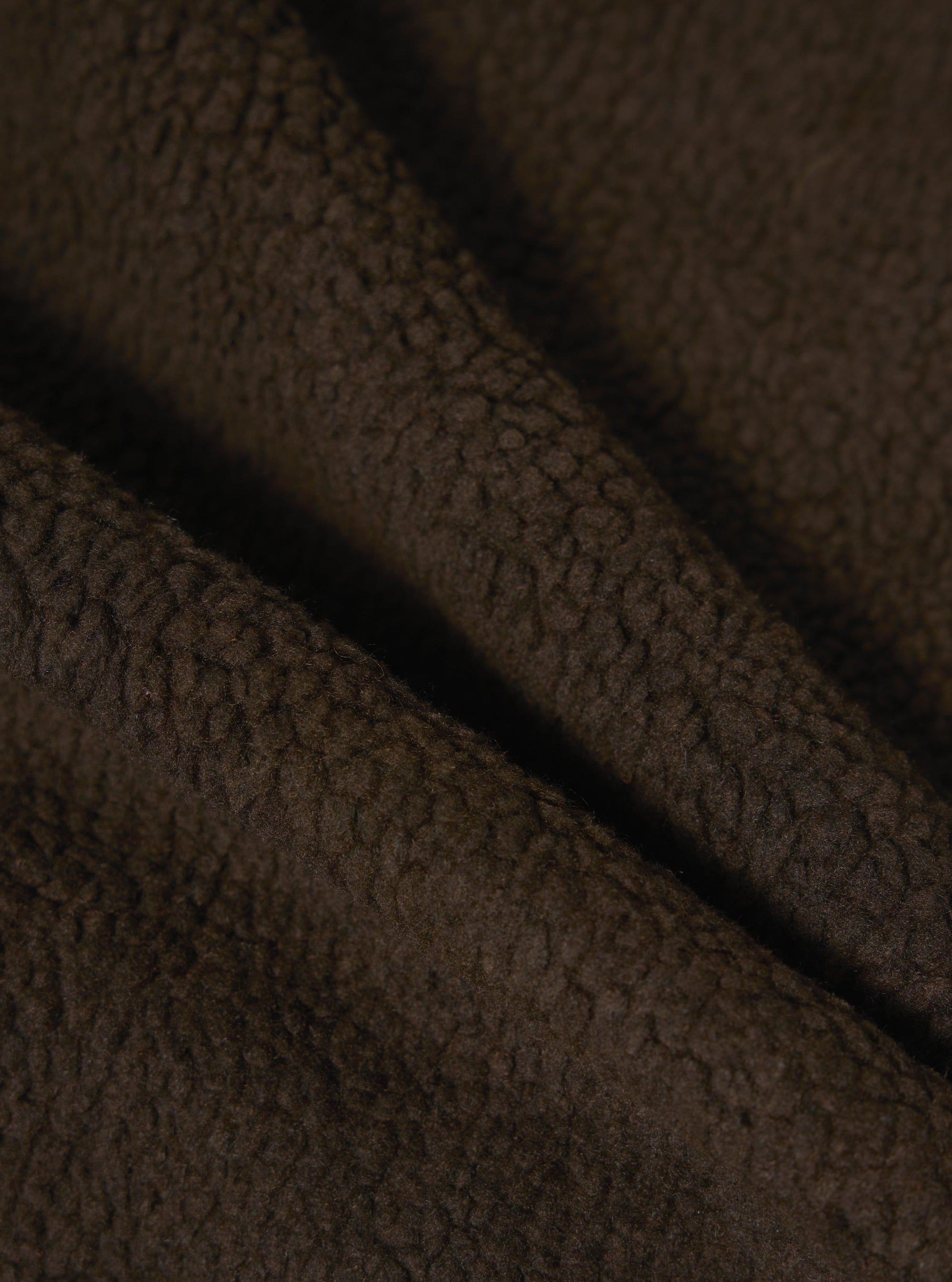 Brown Galaxy Fleece Zip Liner Jacket