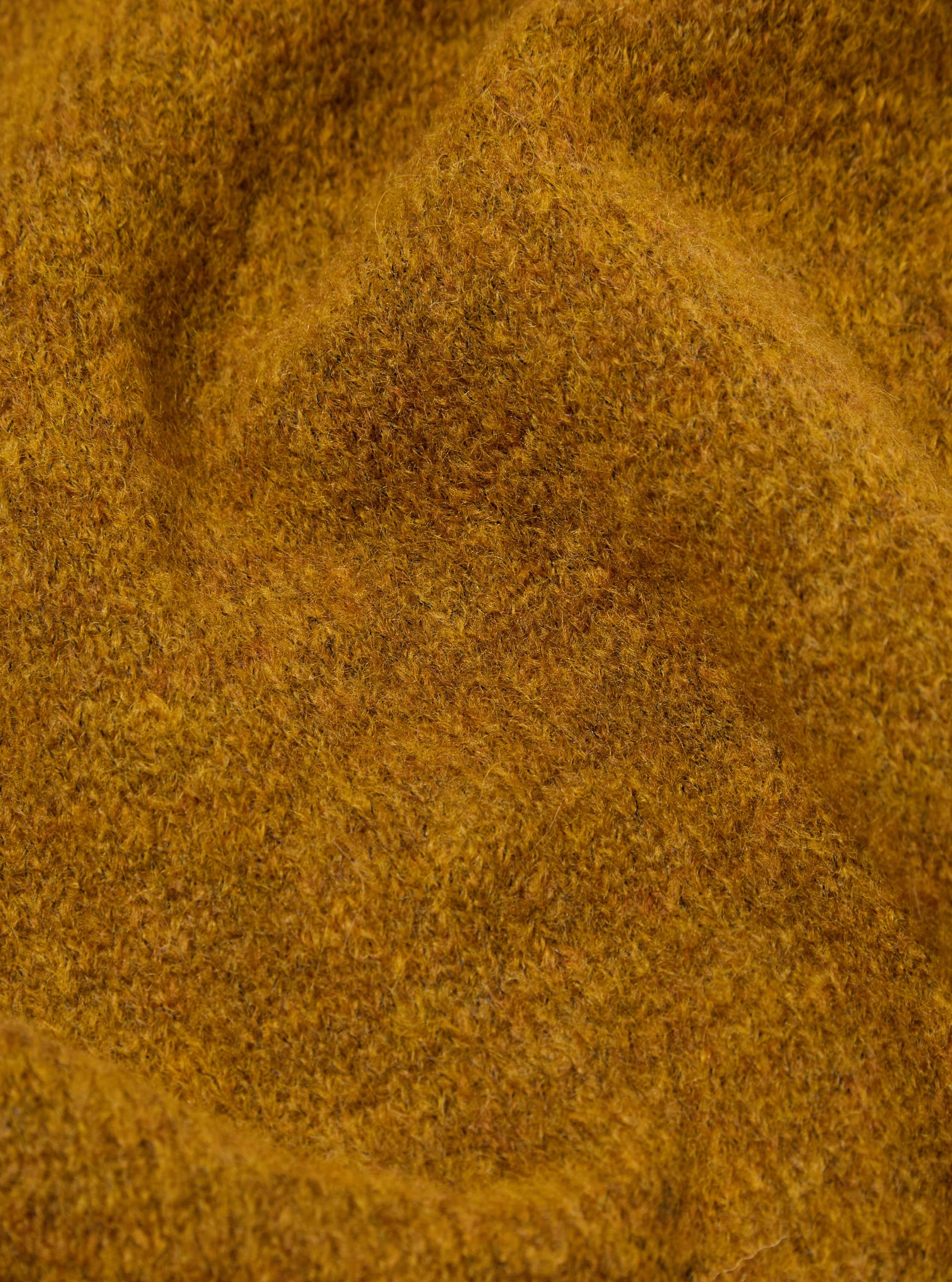 Gold Alpaca Knit Lyon Crew