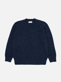 Navy Alpaca Knit Lyon Crew