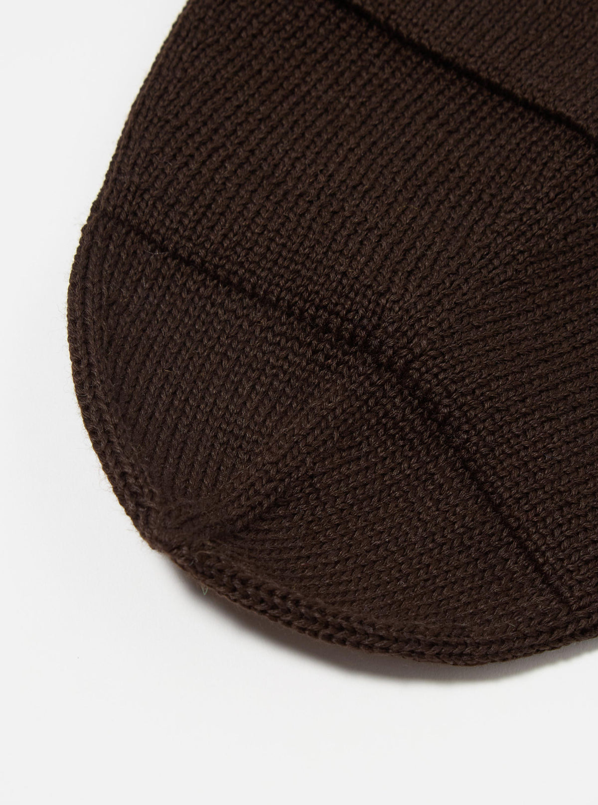 Brown Merino Knit Watch Cap