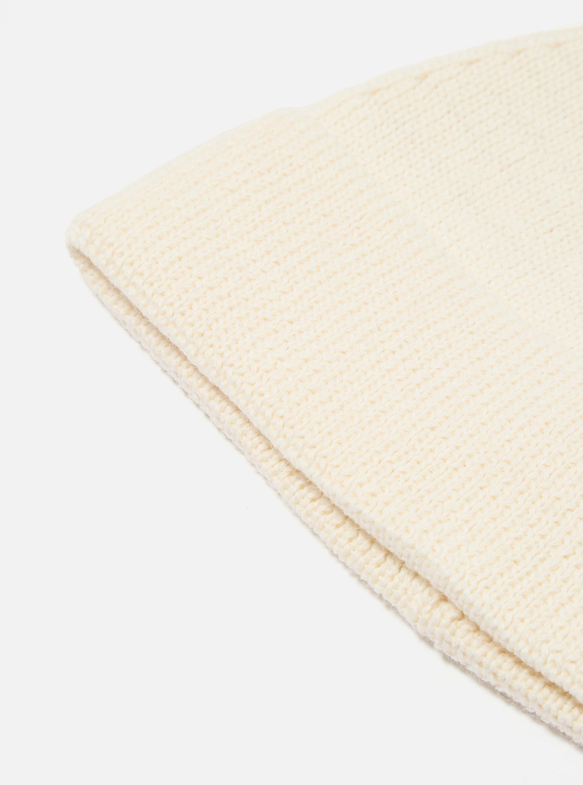 Ecru Merino Knit Watch Cap