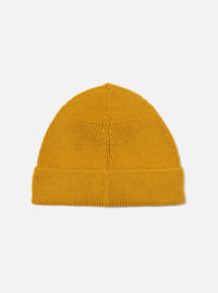 Gold Merino Knit Watch Cap