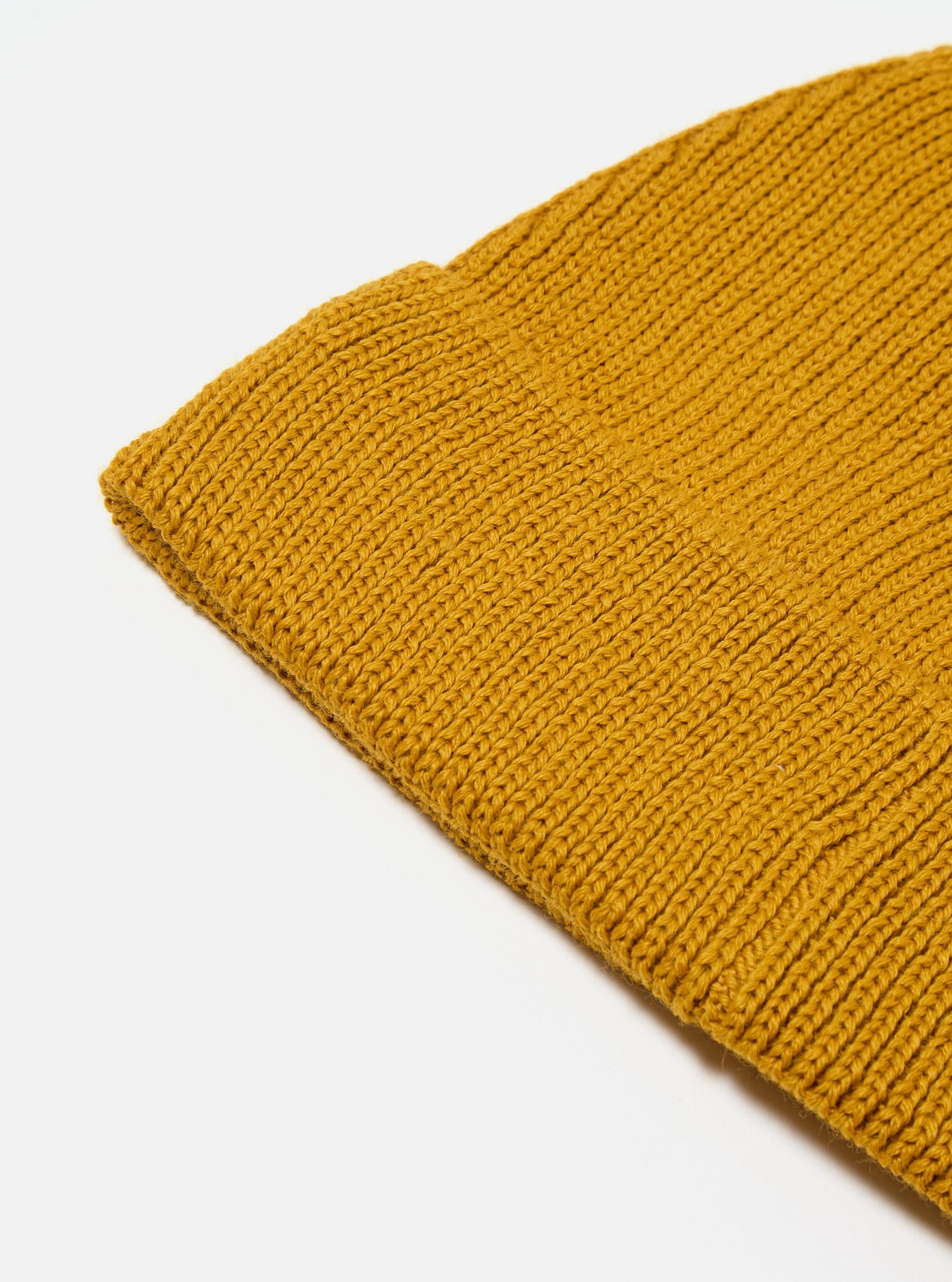 Gold Merino Knit Watch Cap