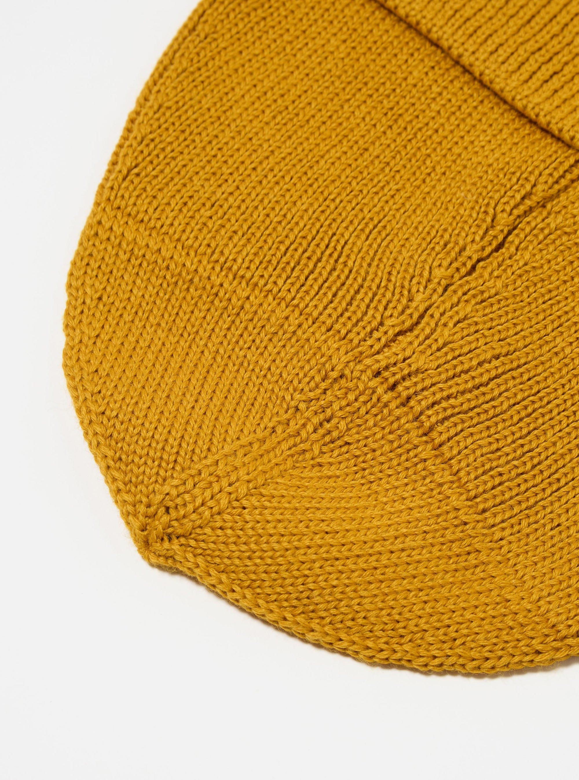 Gold Merino Knit Watch Cap