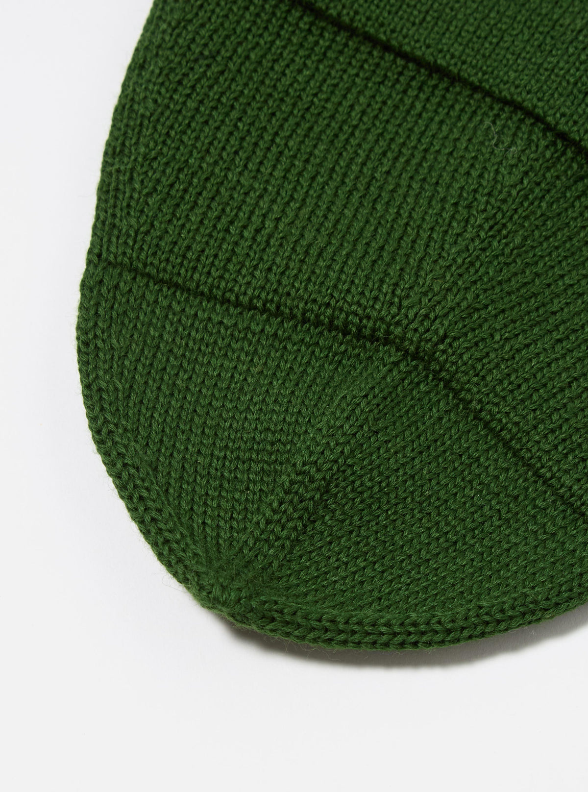 Green Merino Knit Watch Cap