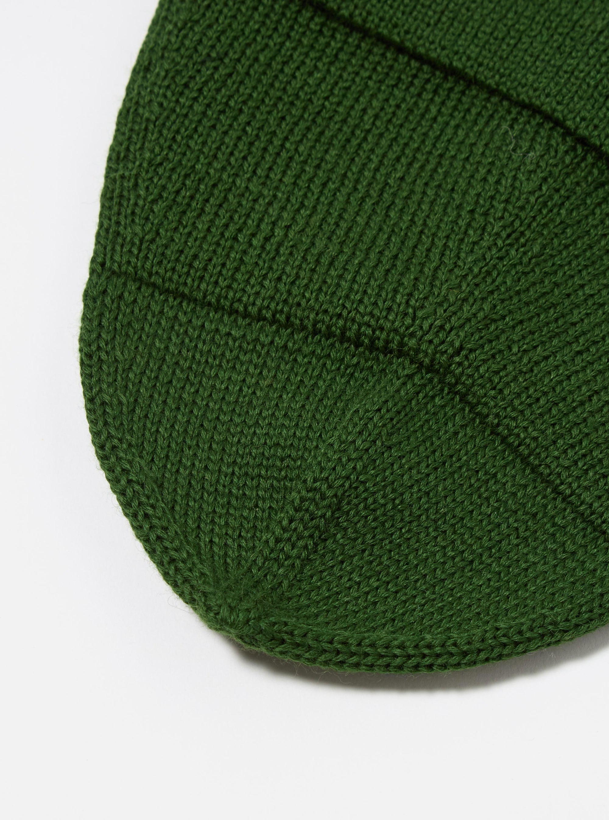Green Merino Knit Watch Cap