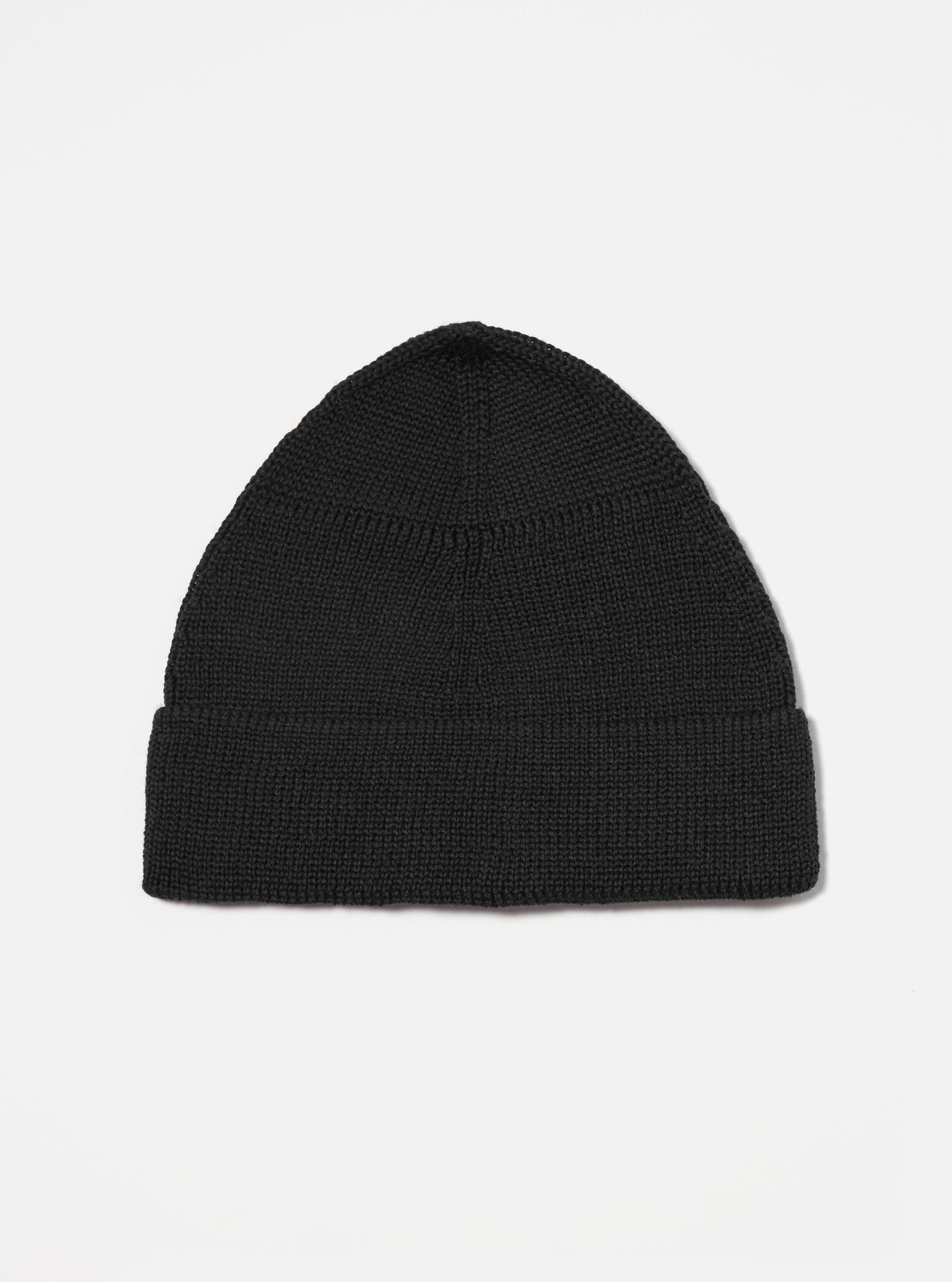 Navy Merino Knit Watch Cap