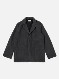 Charcoal Cord Three Button Jacket
