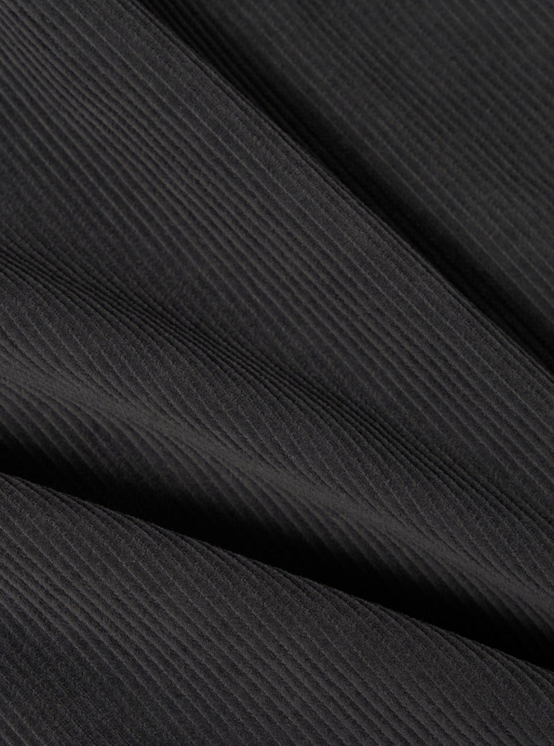 Charcoal Cord Three Button Jacket