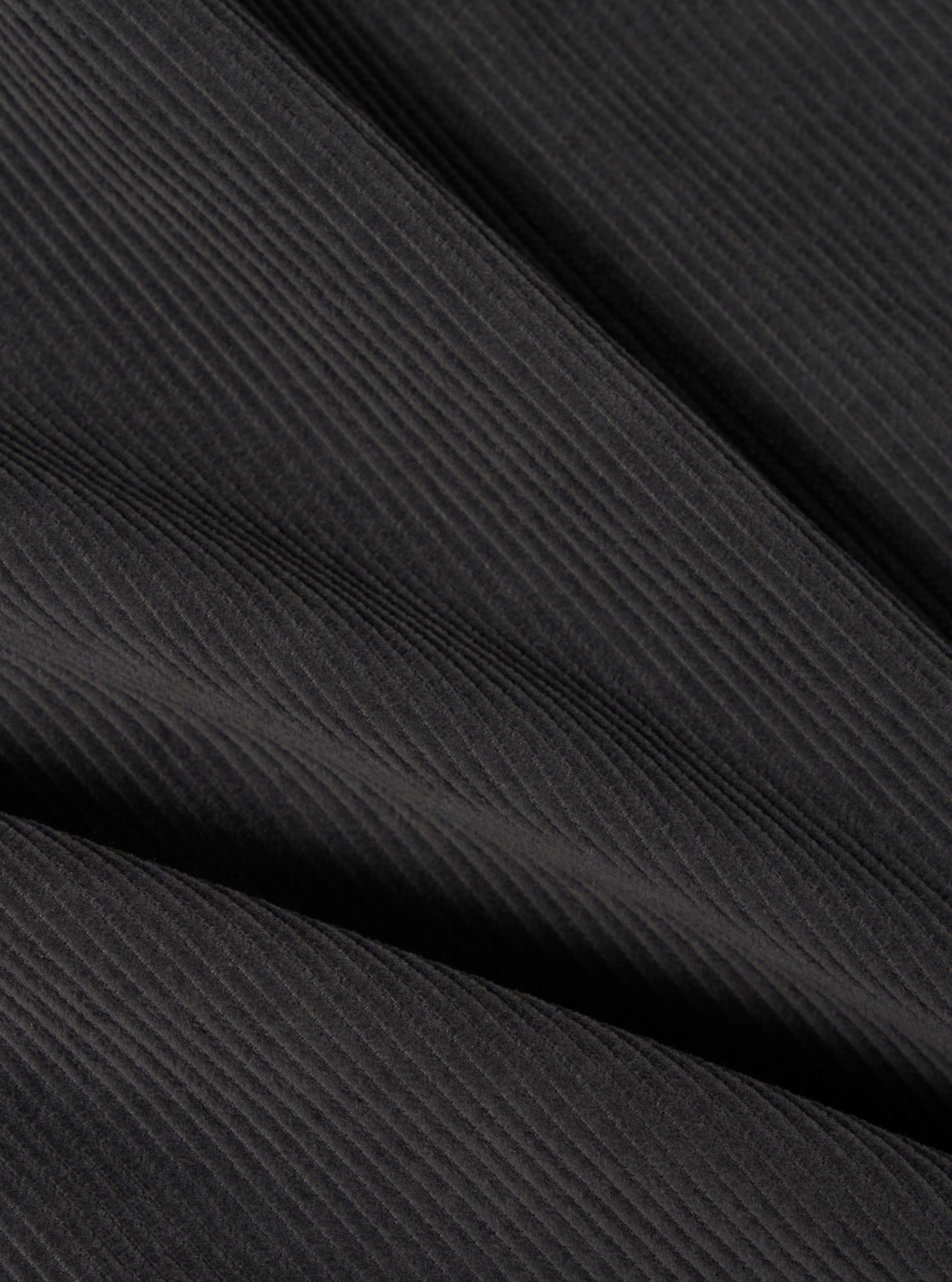 Charcoal Cord Three Button Jacket