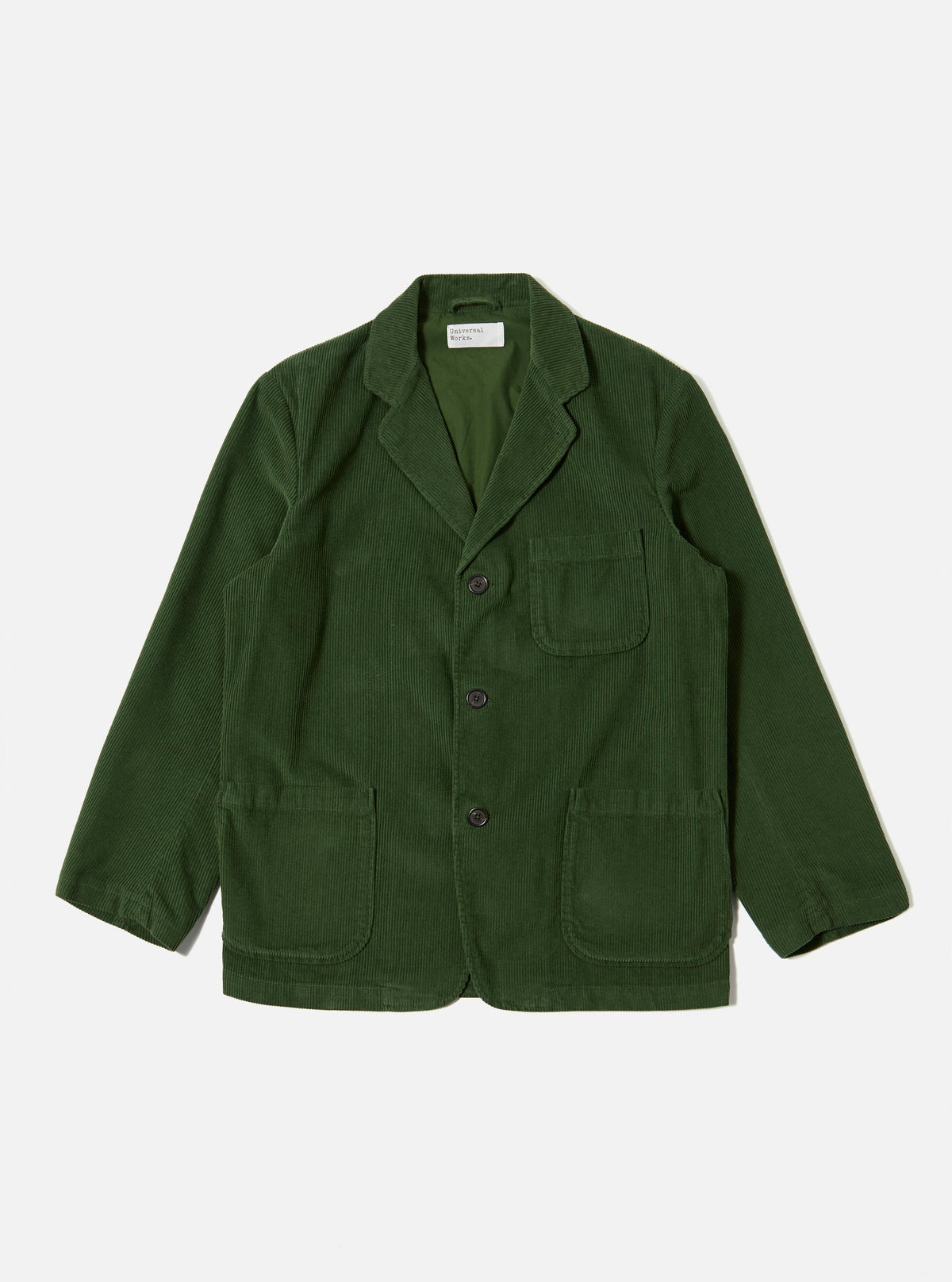 Green Cord Three Button Jacket