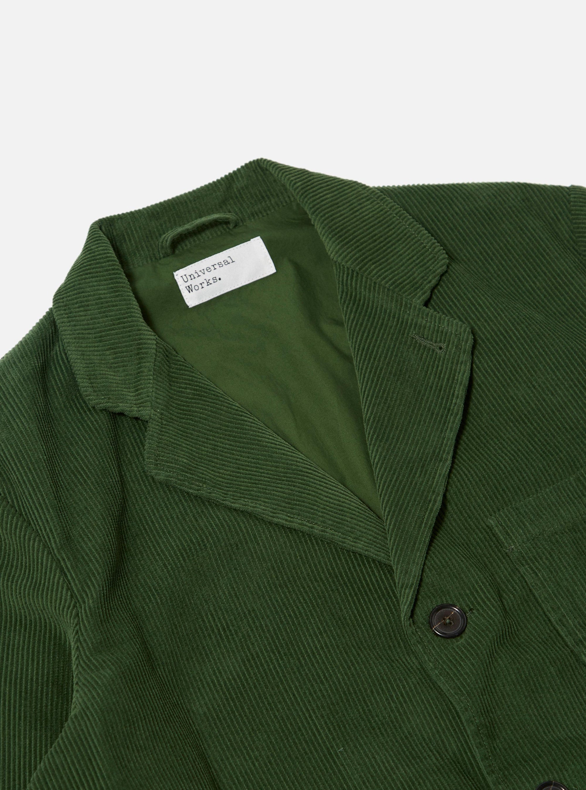 Green Cord Three Button Jacket