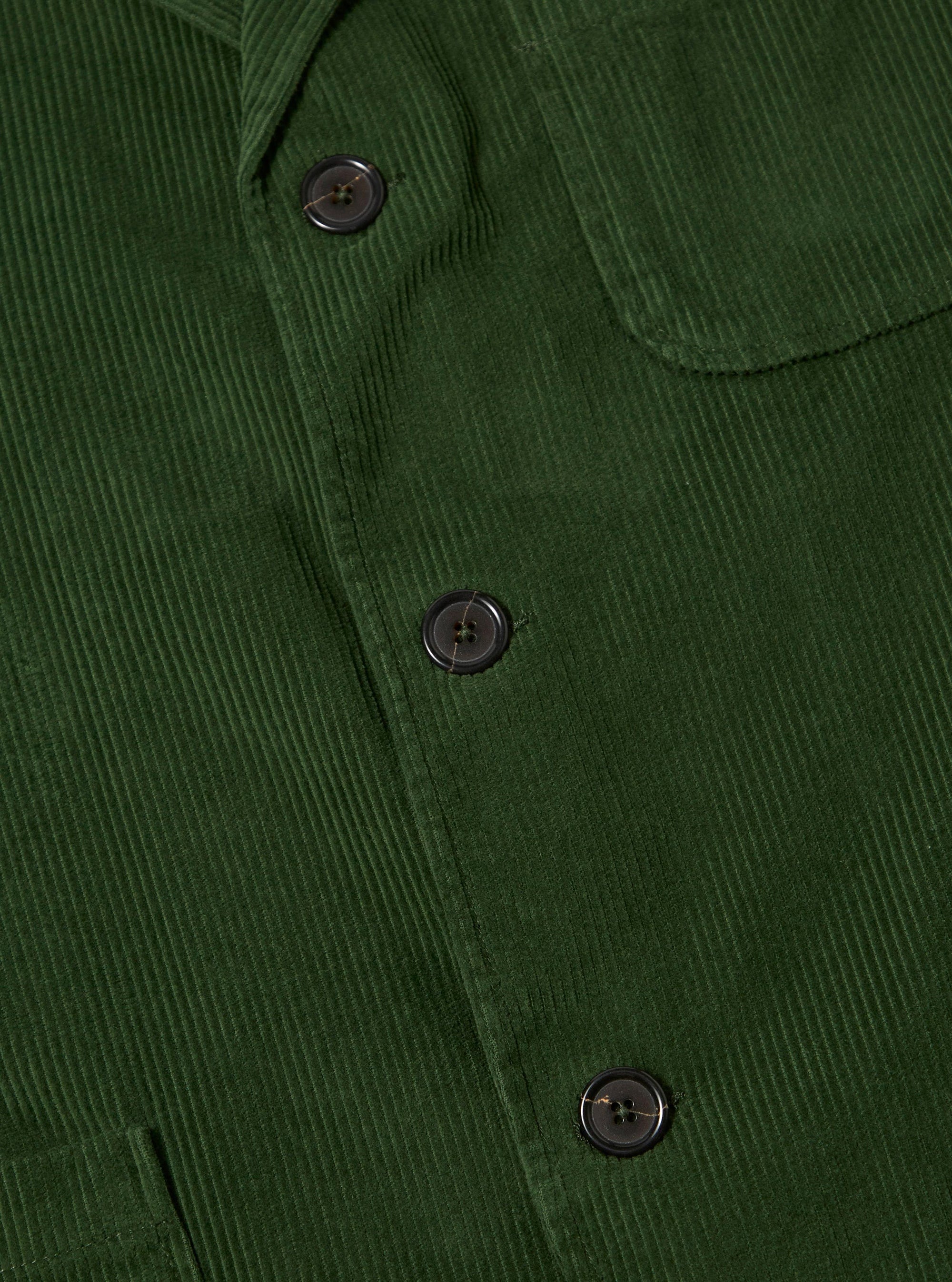 Green Cord Three Button Jacket
