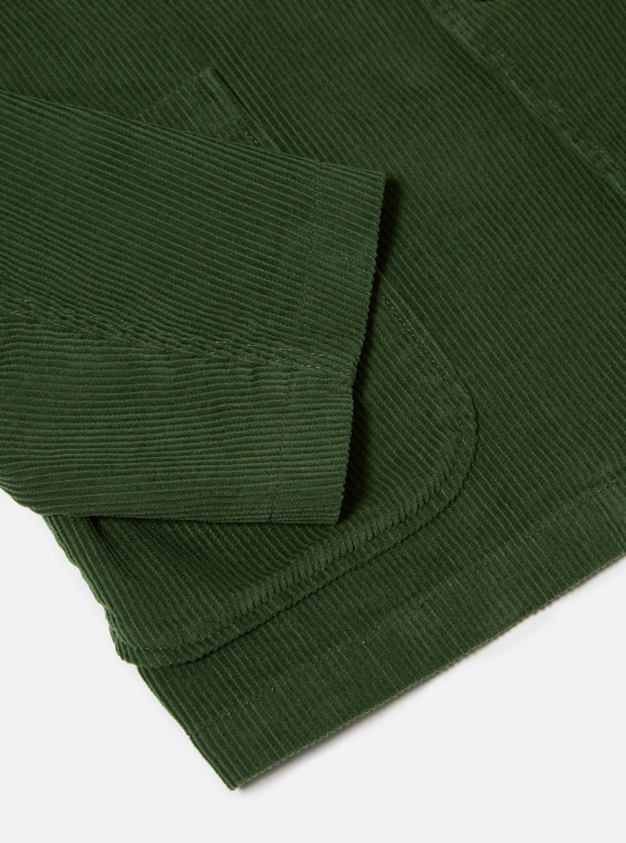Green Cord Three Button Jacket