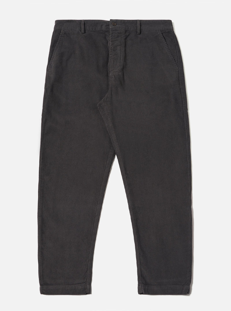 Charcoal Cord Military Chino