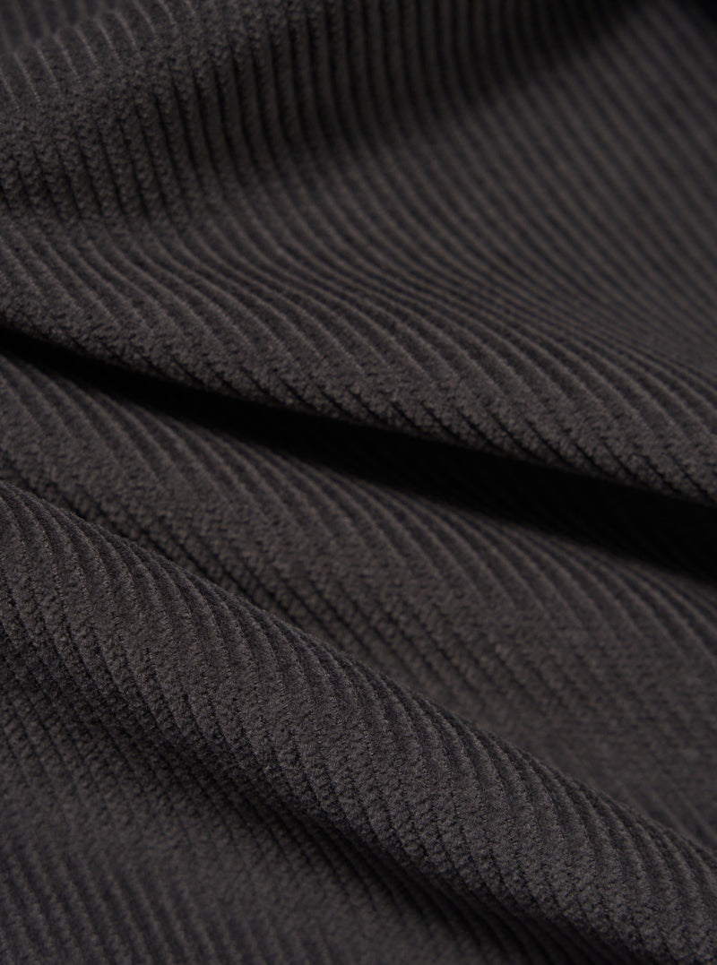 Charcoal Cord Military Chino