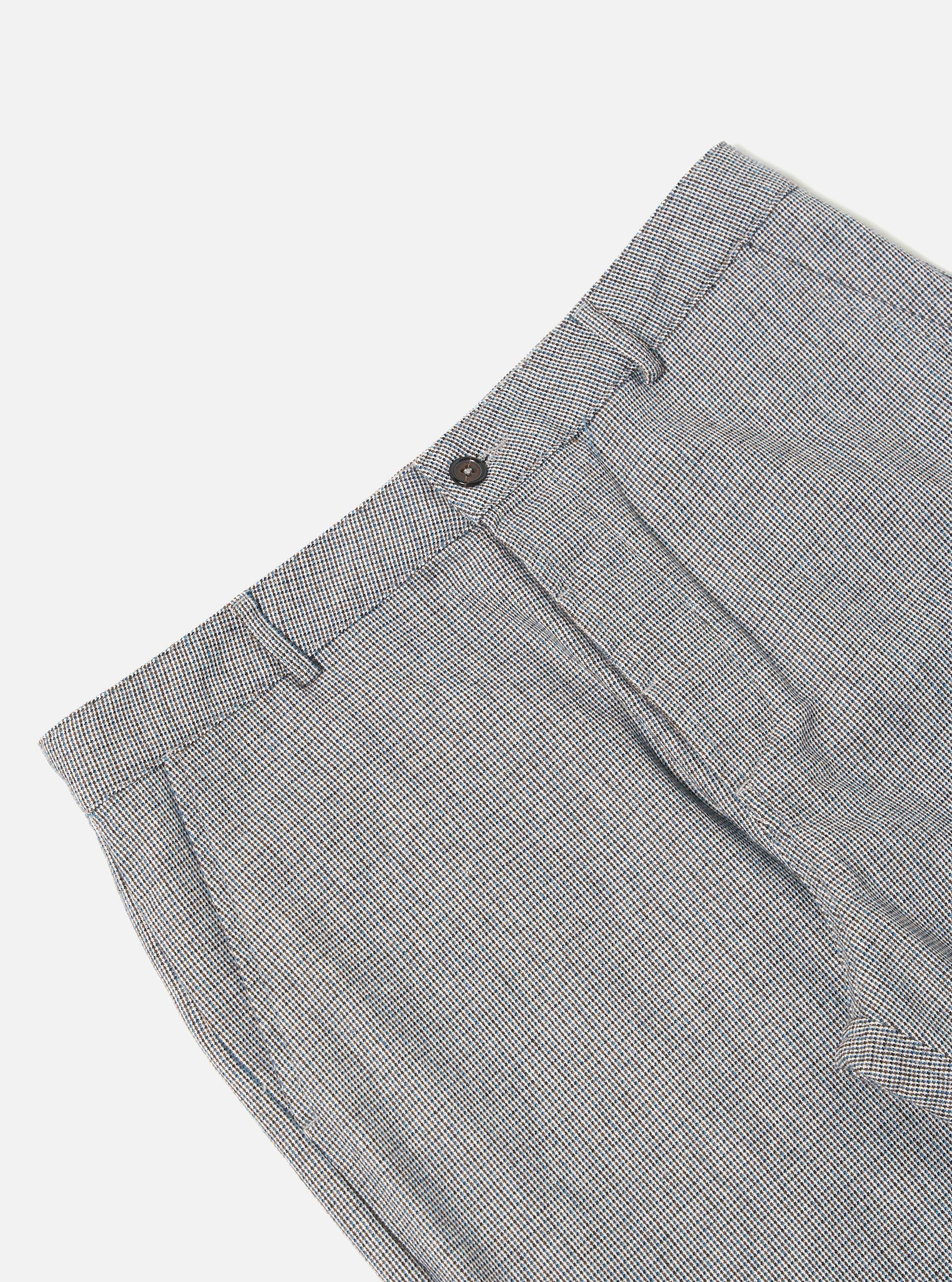 Grey Leon Tweed Military Chino