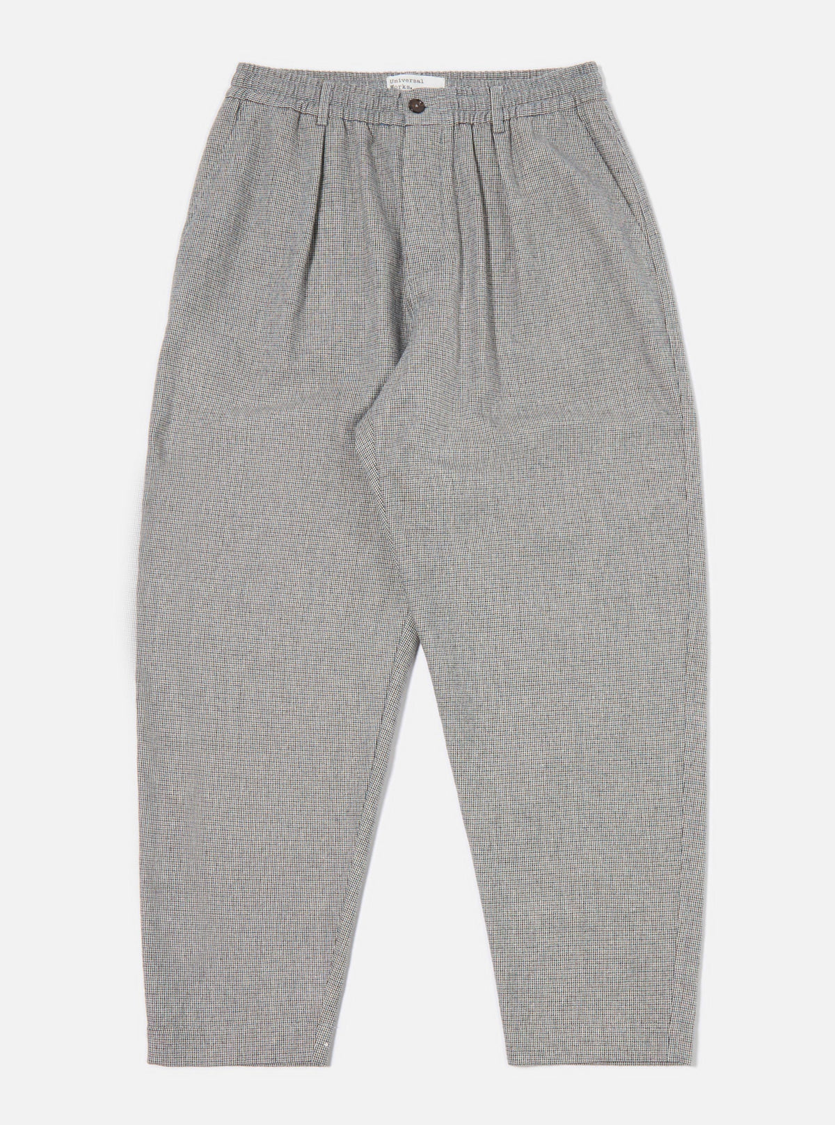 Grey Leon Tweed Pleated Track Pant