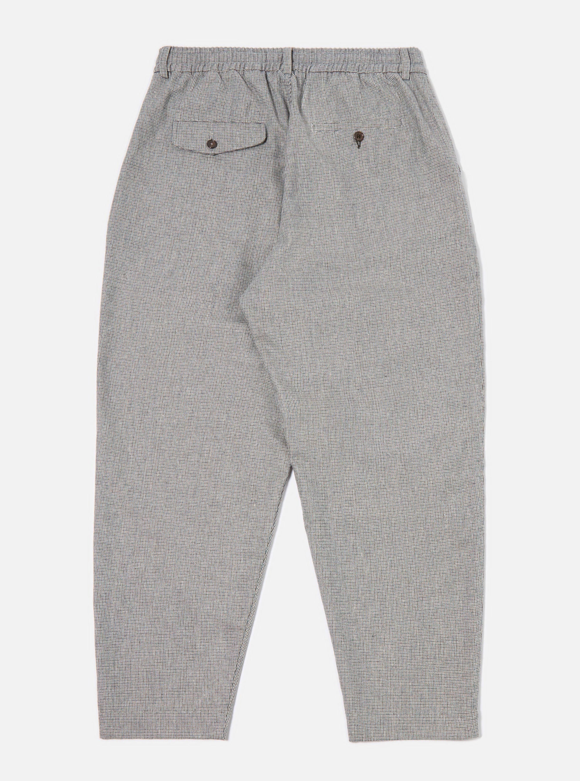 Grey Leon Tweed Pleated Track Pant