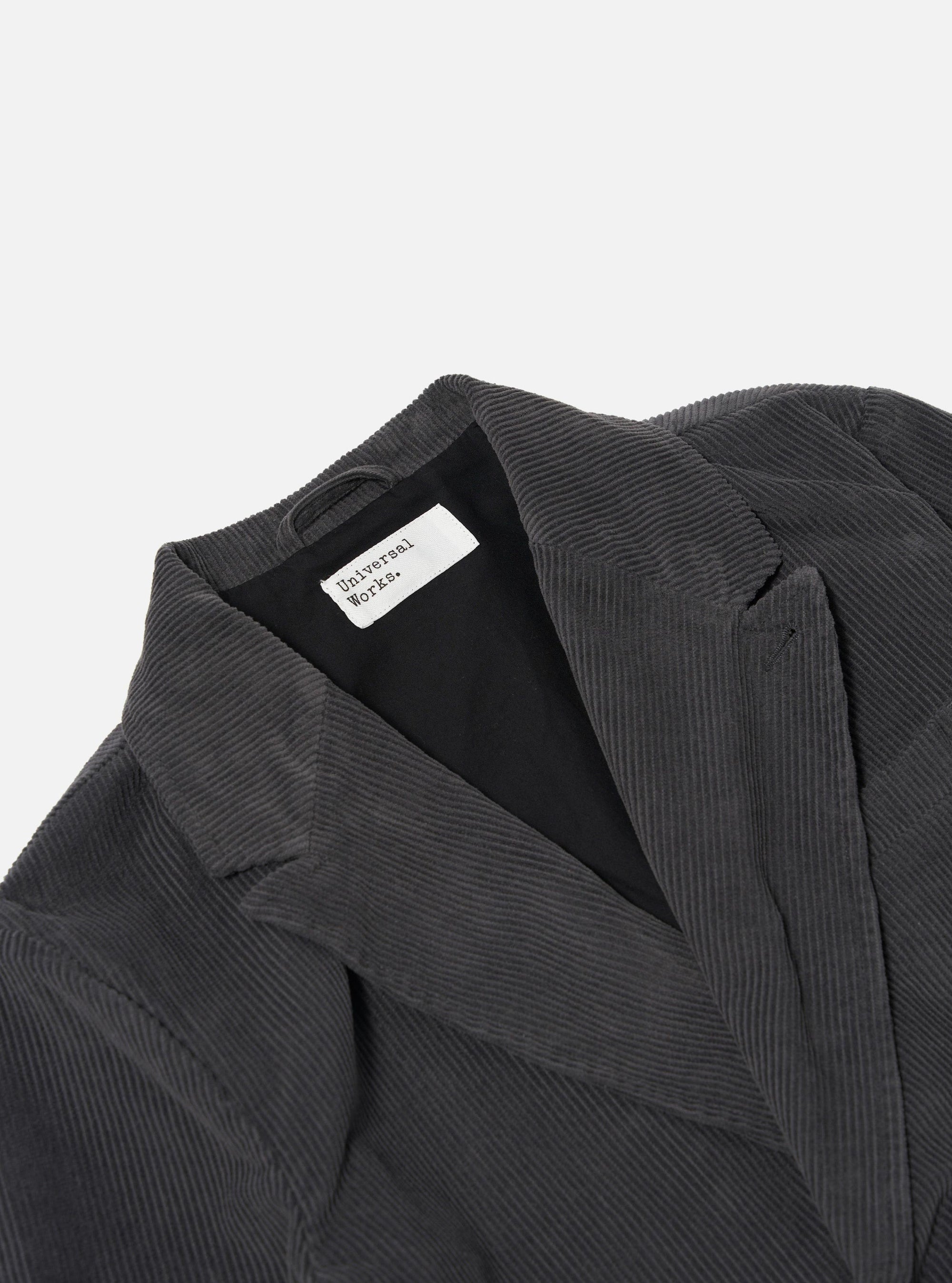 Charcoal Cord Manor Jacket