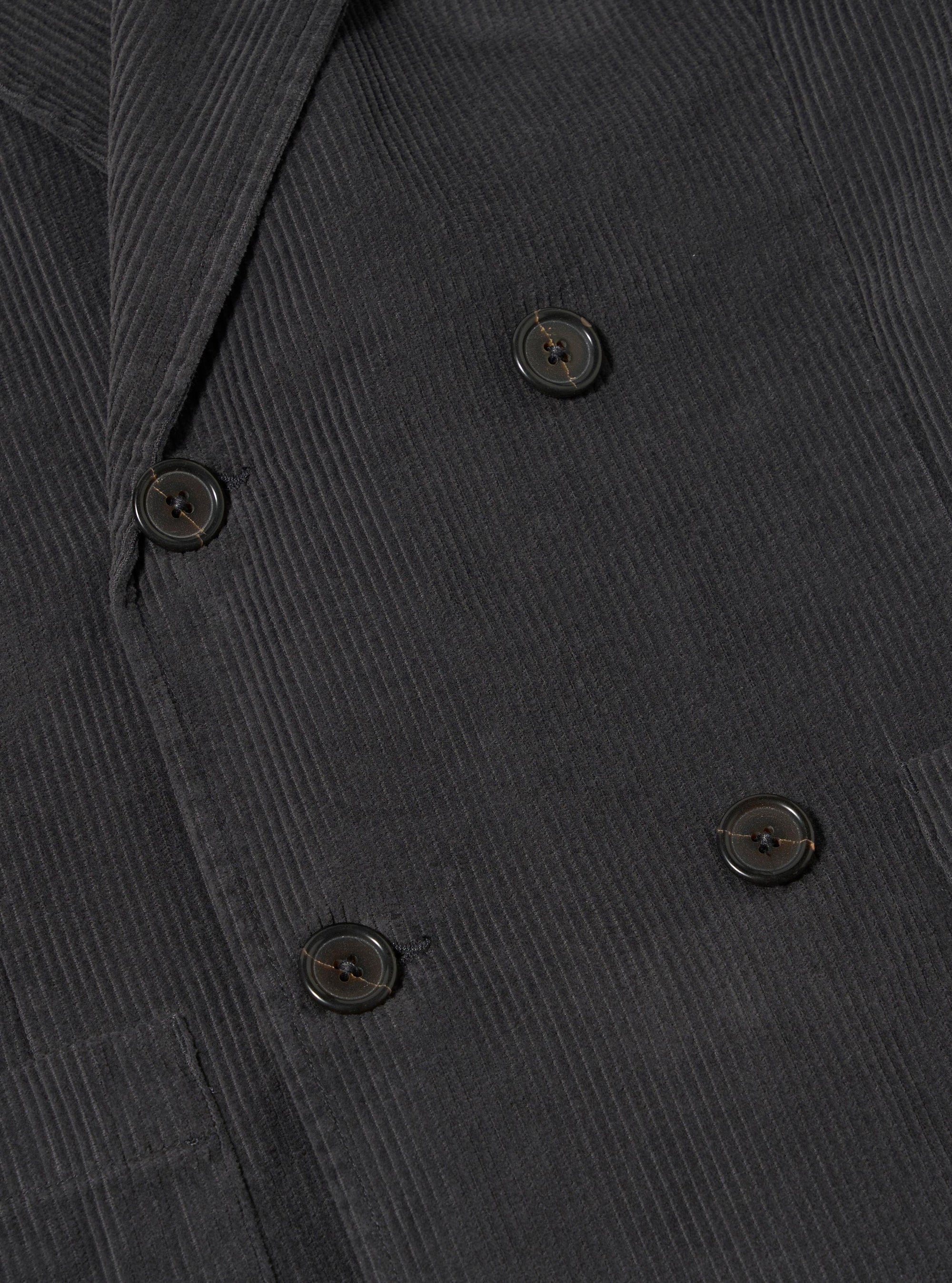 Charcoal Cord Manor Jacket