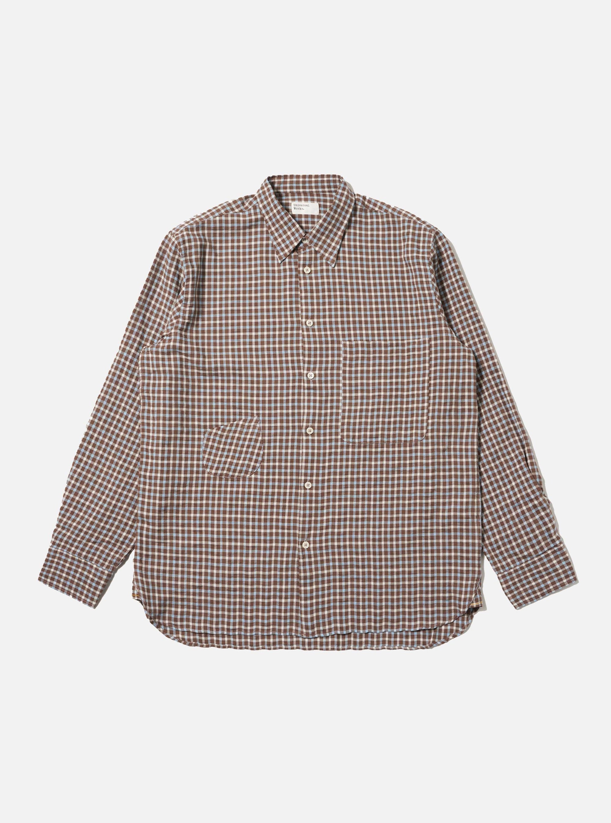 Brown Madison Check Station Shirt