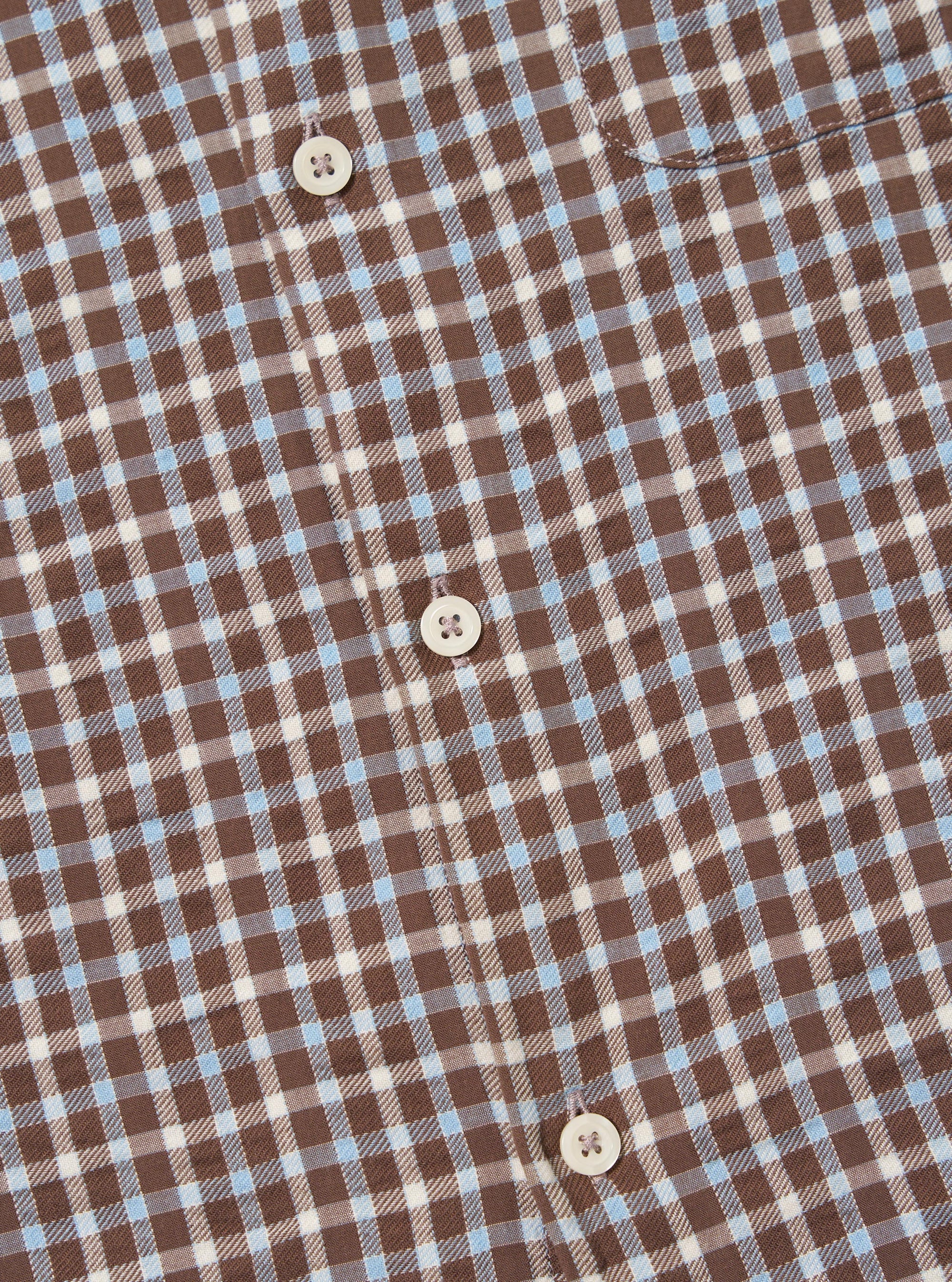 Brown Madison Check Station Shirt