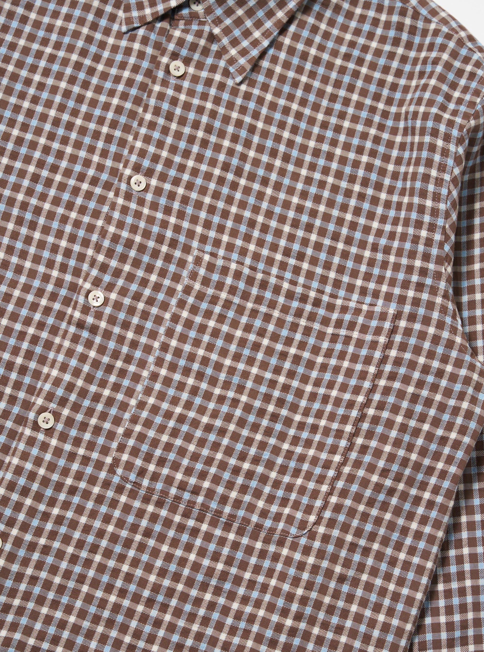 Brown Madison Check Station Shirt