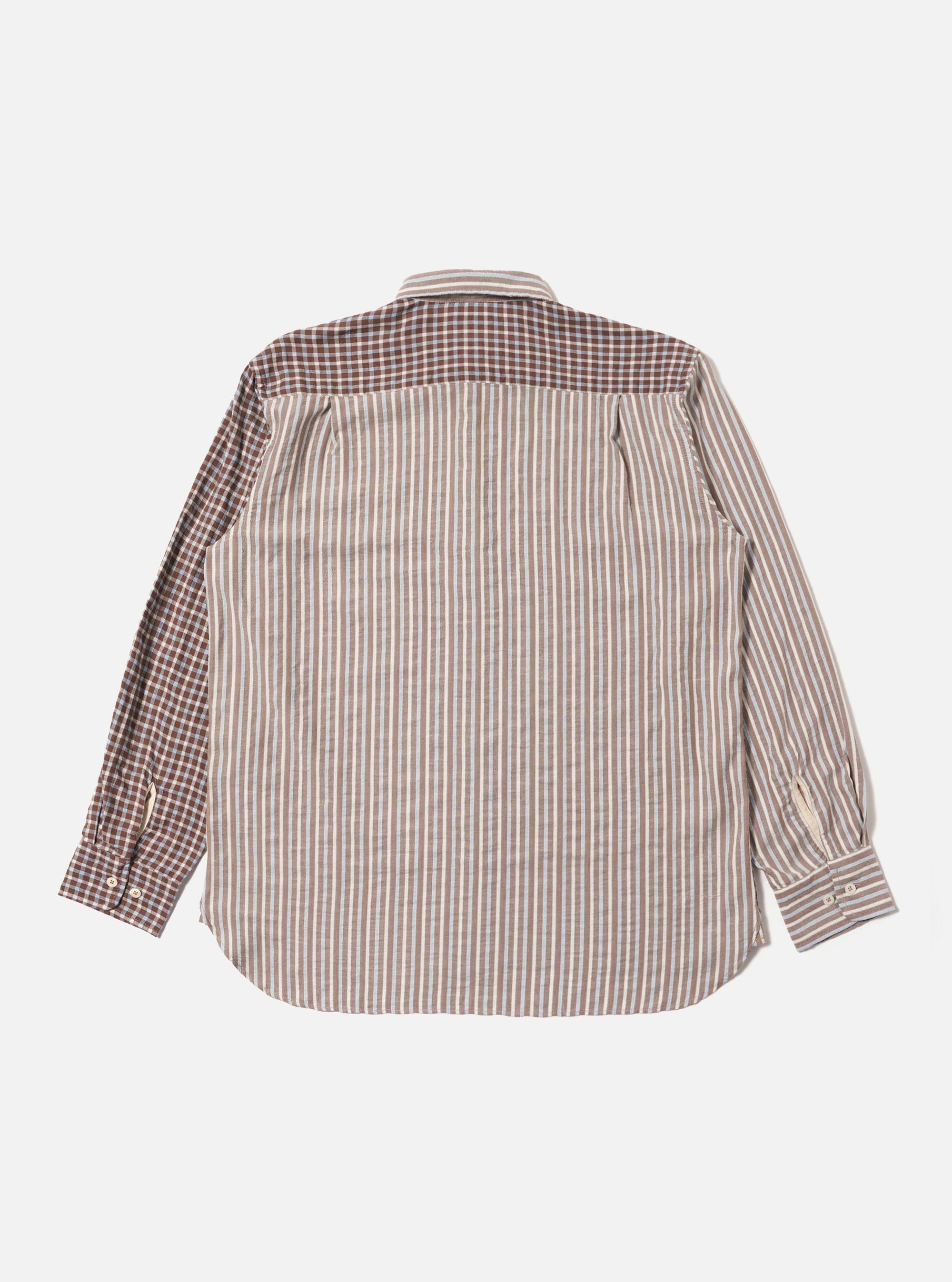Brown Madison Check/Stripe Station Shirt