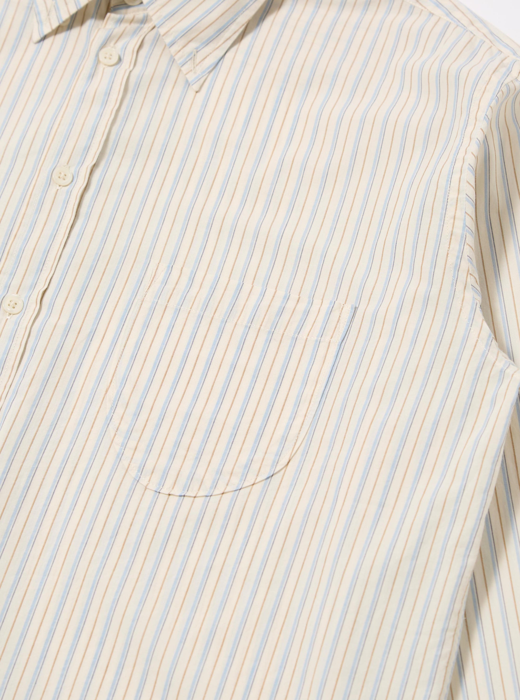 Ecru Pop Stripe One Lazy Day Shirt