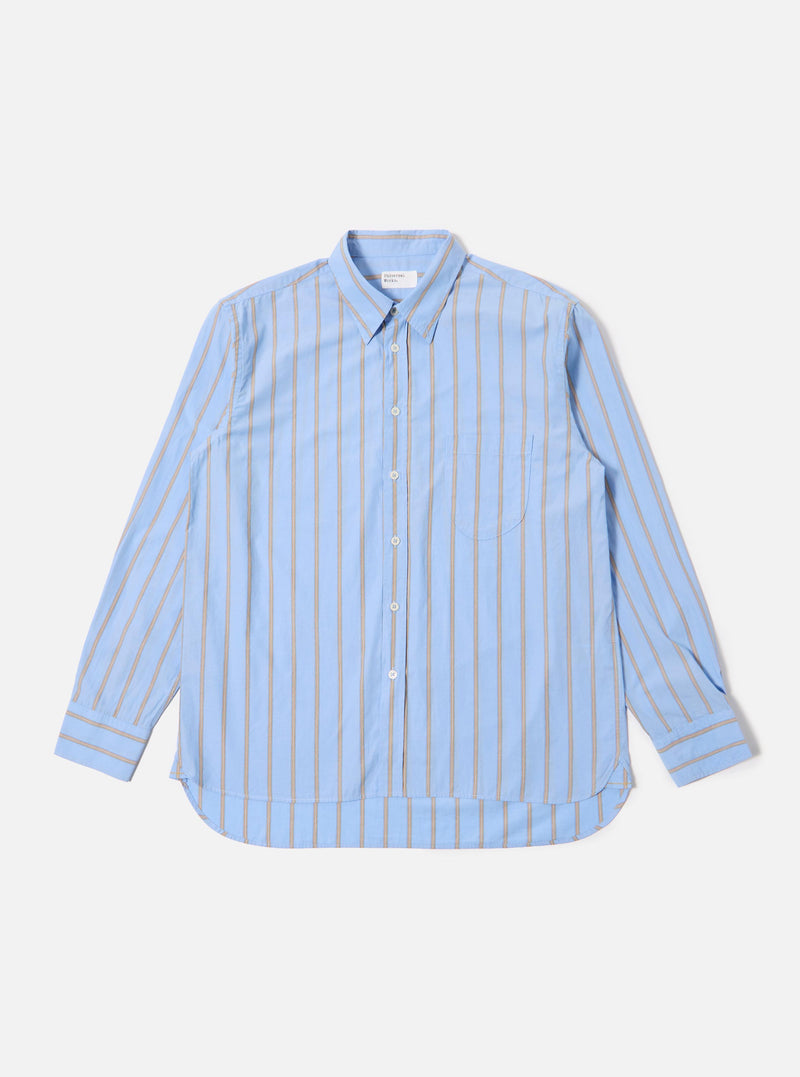 Blue Pop Stripe Four Lazy Day Shirt