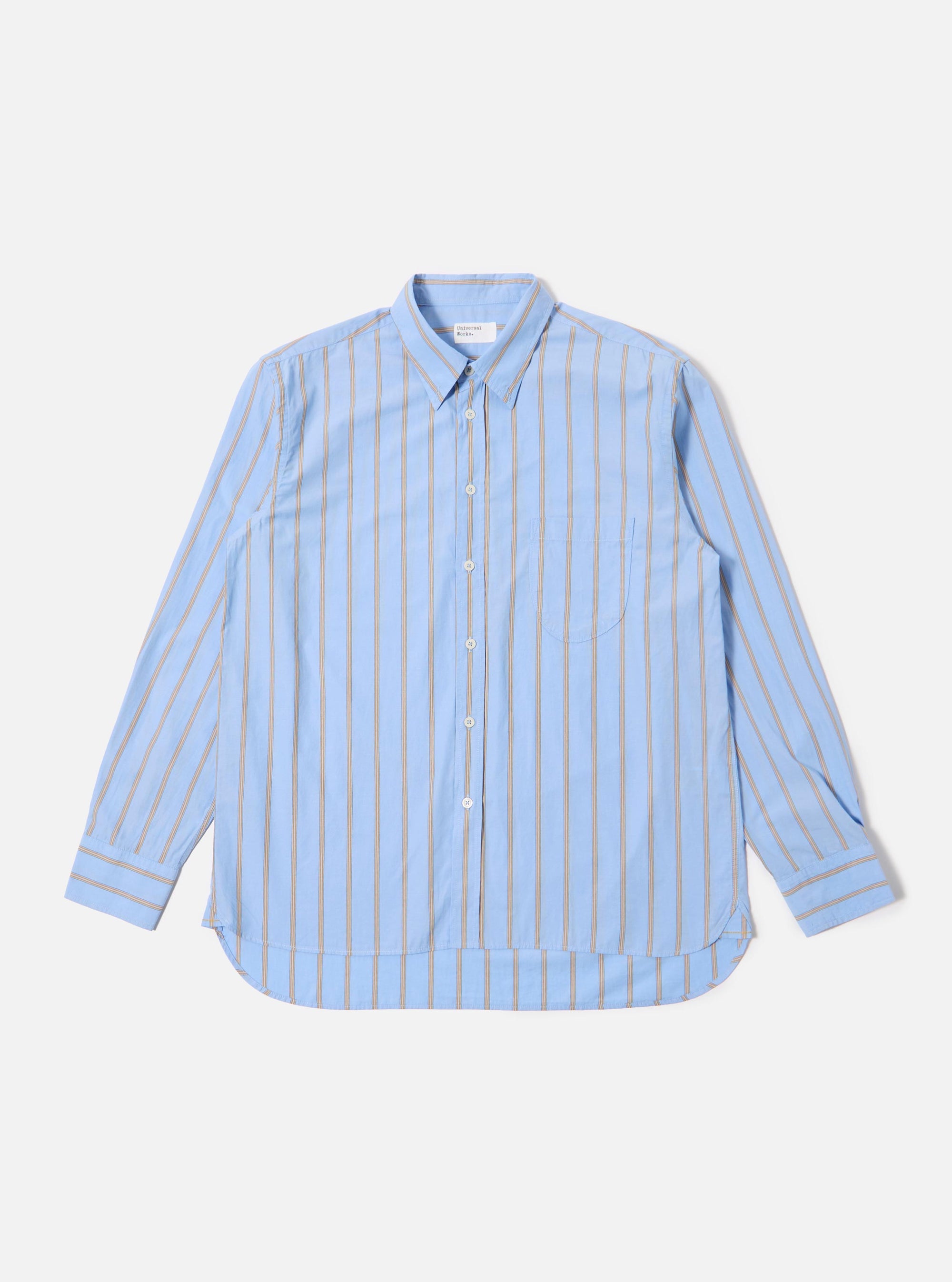 Blue Pop Stripe Four Lazy Day Shirt