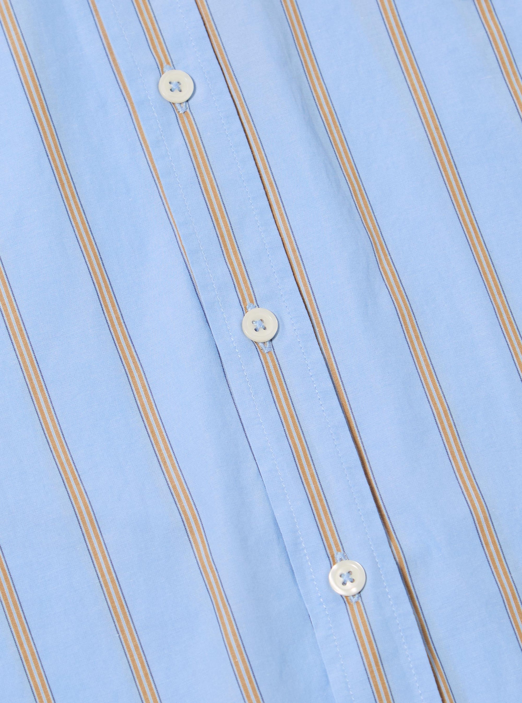 Blue Pop Stripe Four Lazy Day Shirt