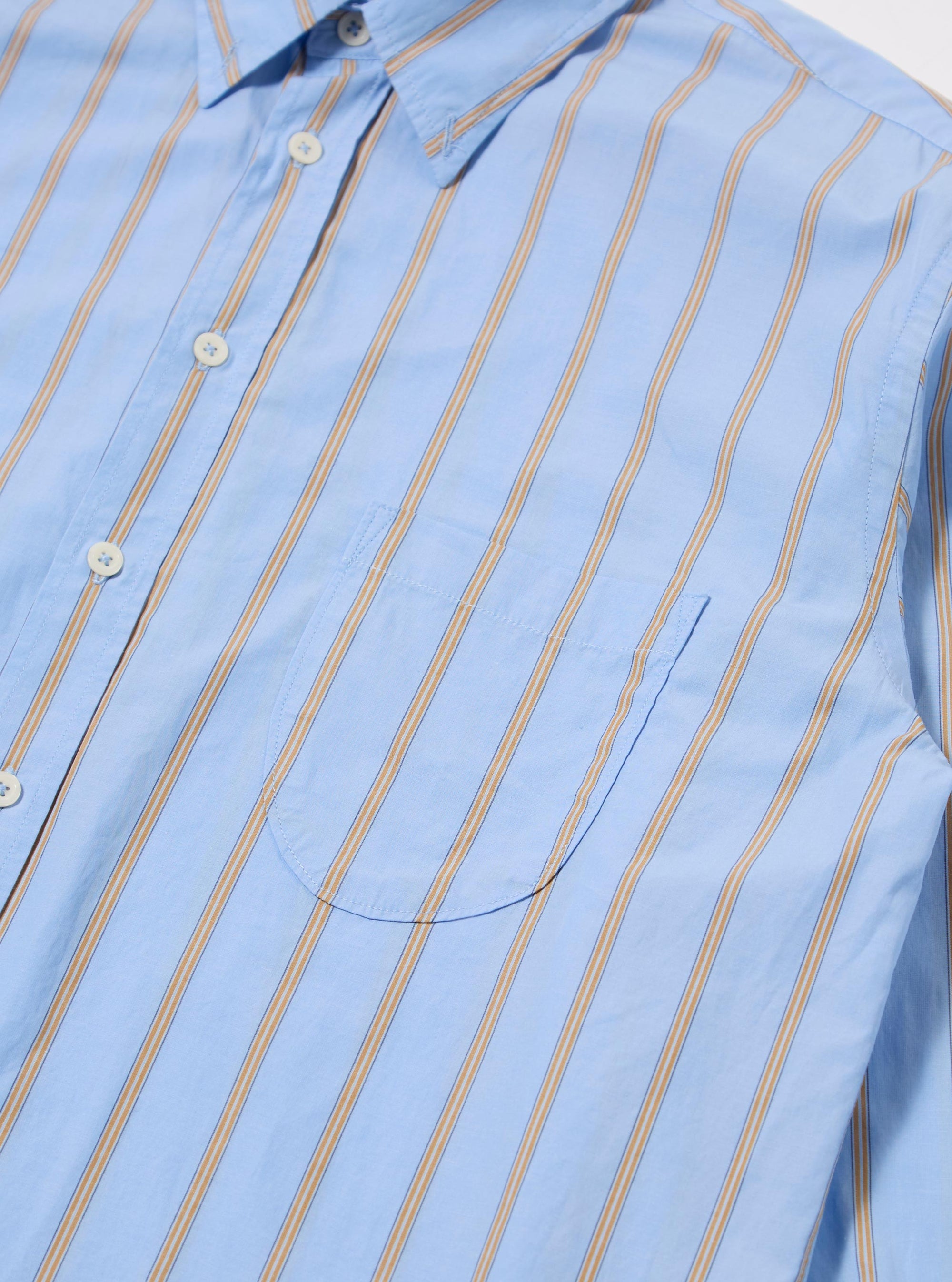 Blue Pop Stripe Four Lazy Day Shirt