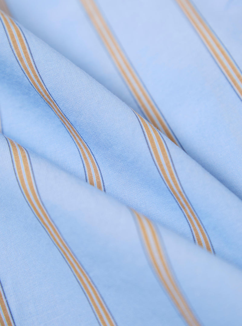 Blue Pop Stripe Four Lazy Day Shirt