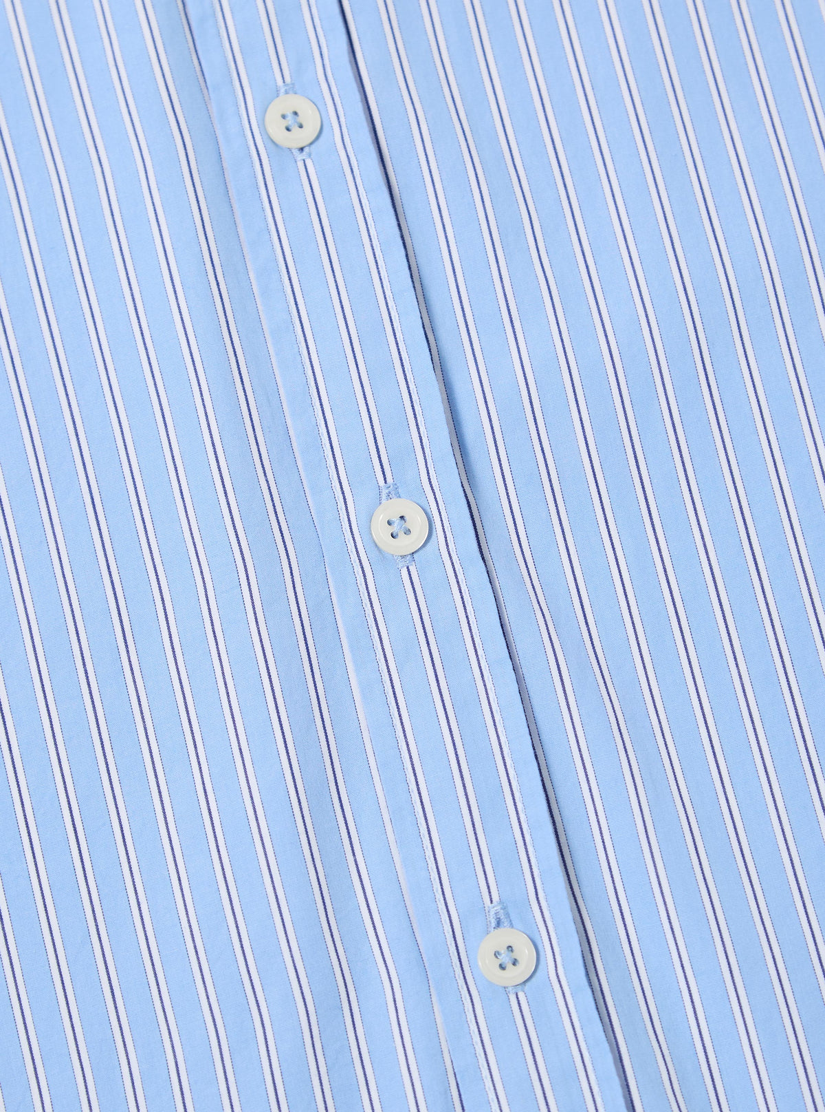 Blue Vila Stripe Wide Lazy Day Shirt