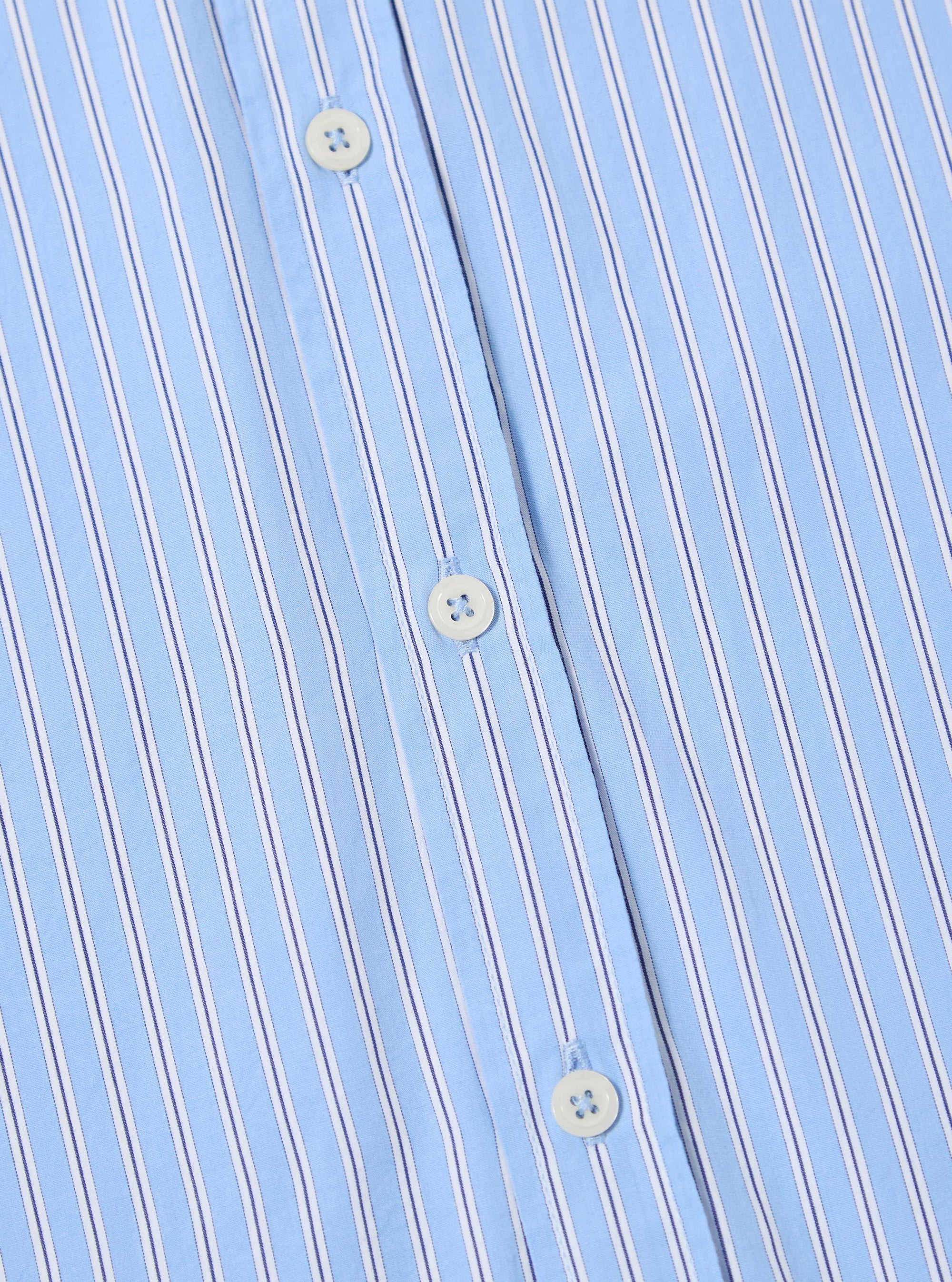Blue Vila Stripe Wide Lazy Day Shirt