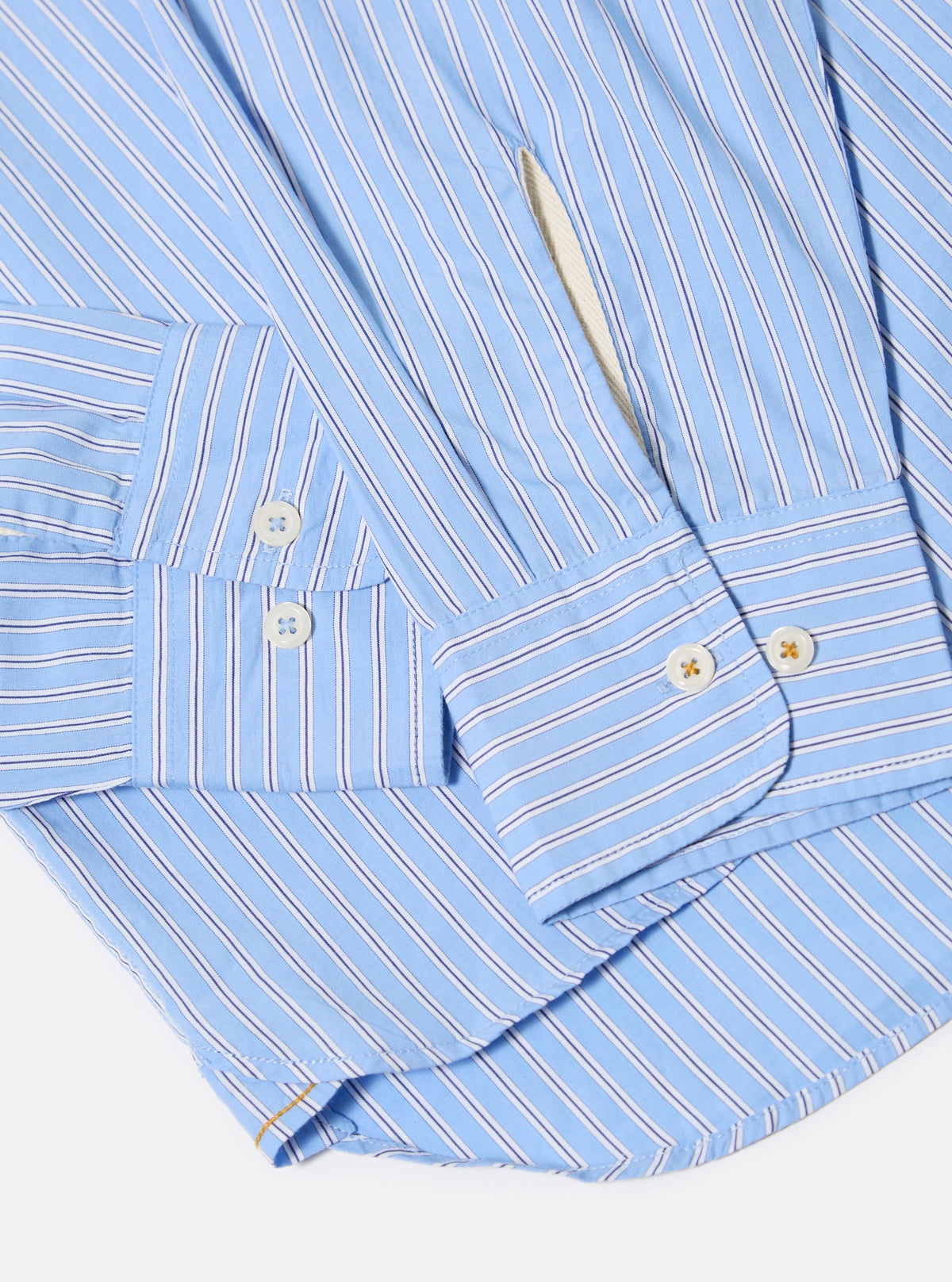 Blue Vila Stripe Wide Lazy Day Shirt