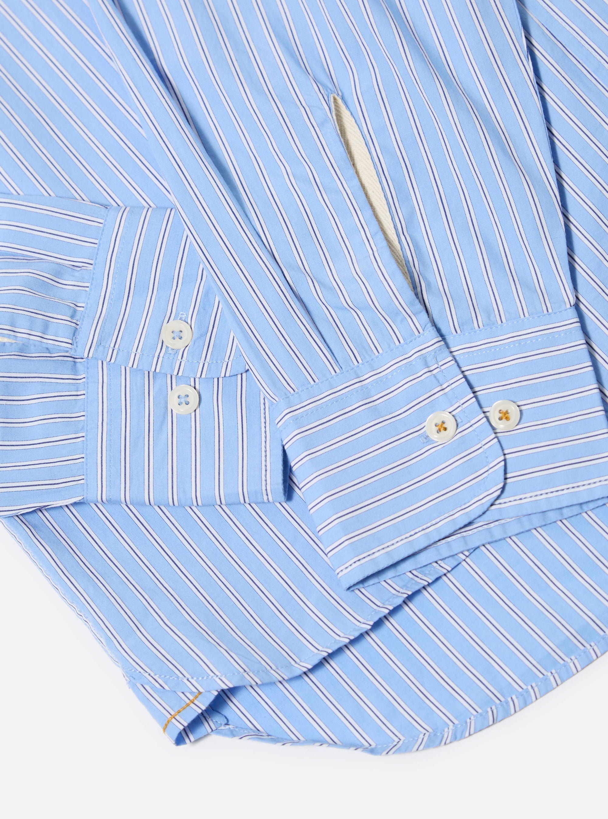 Blue Vila Stripe Wide Lazy Day Shirt